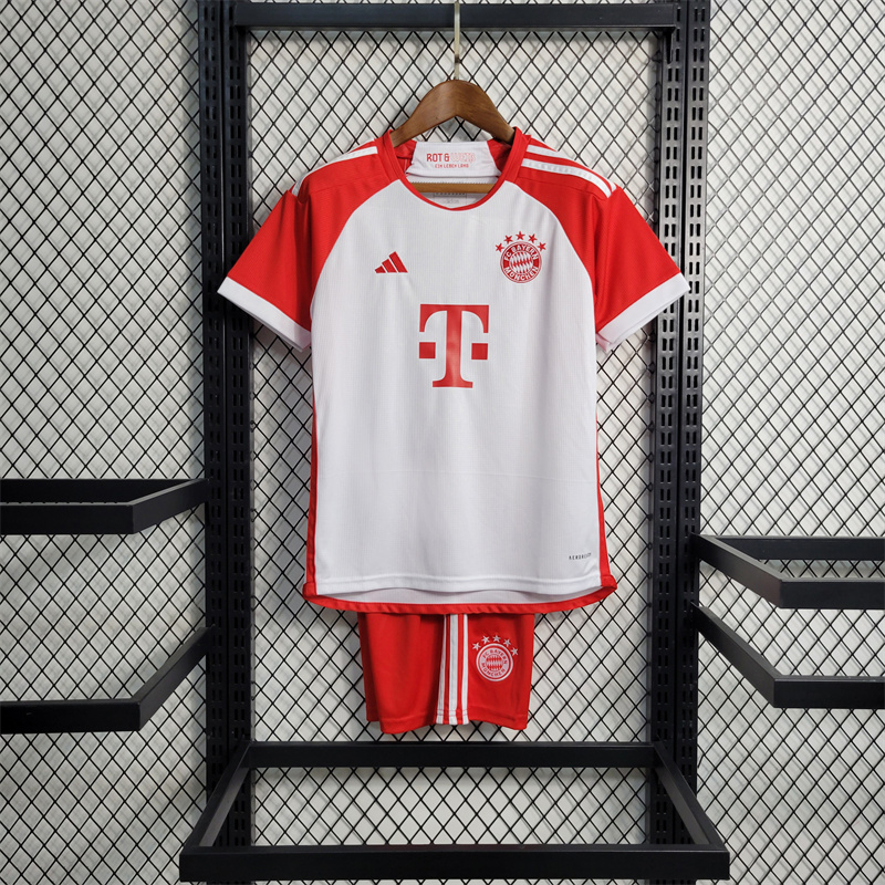 Bayern Munich 23-24 Home Kids Kit:football jersey mysite: unitedjerseyfootball 邓江浪:football