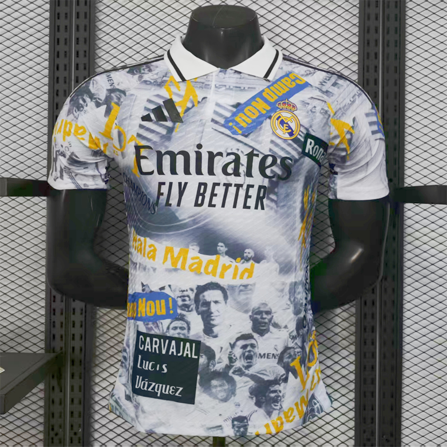 UltraTrikot-Real Madrid 25-26 Capture Of Camp Nou POLO White Special Jersey - Player Version