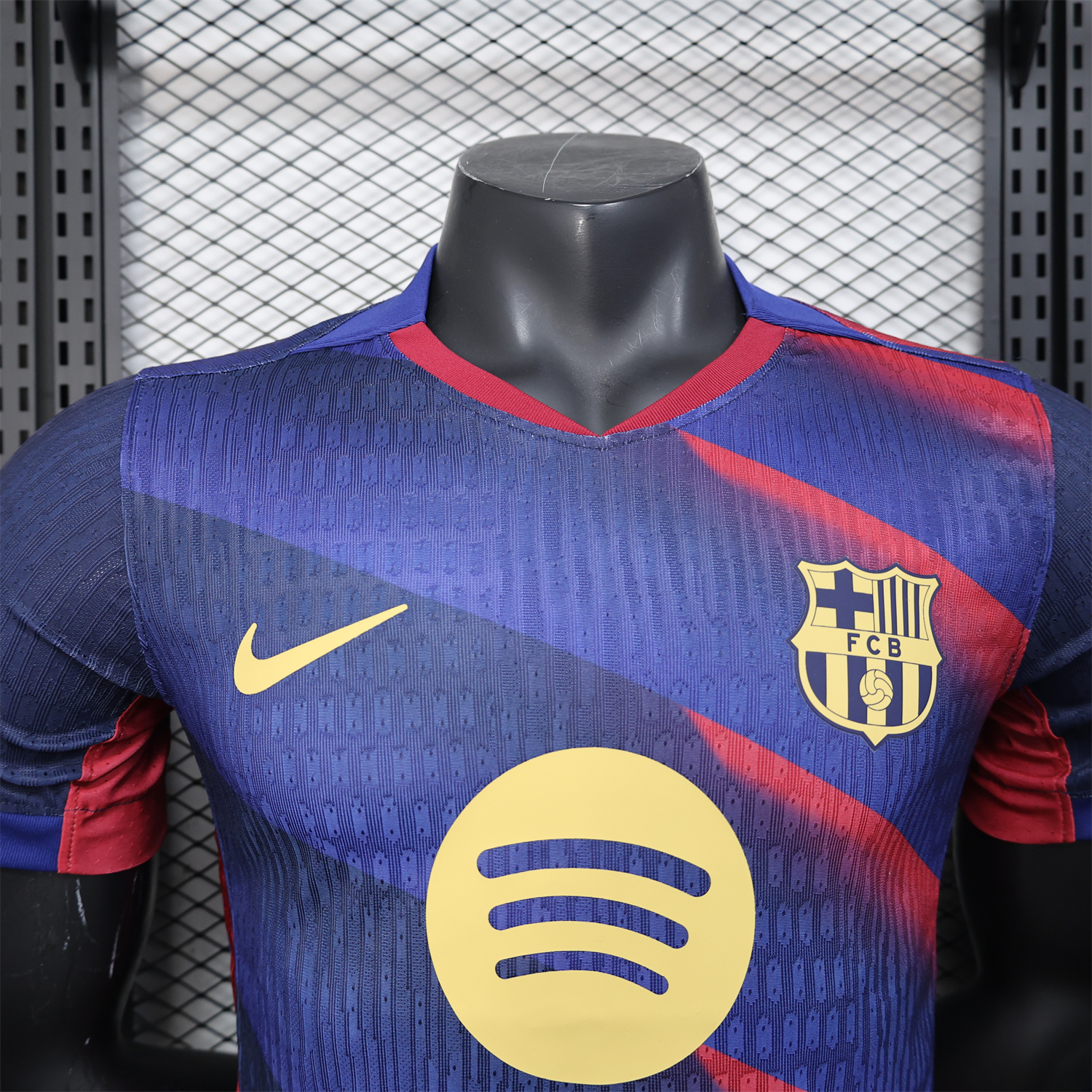 UltraTrikot-Barcelona 25-26 Red Diagonal Special Blue Jersey - Player Version