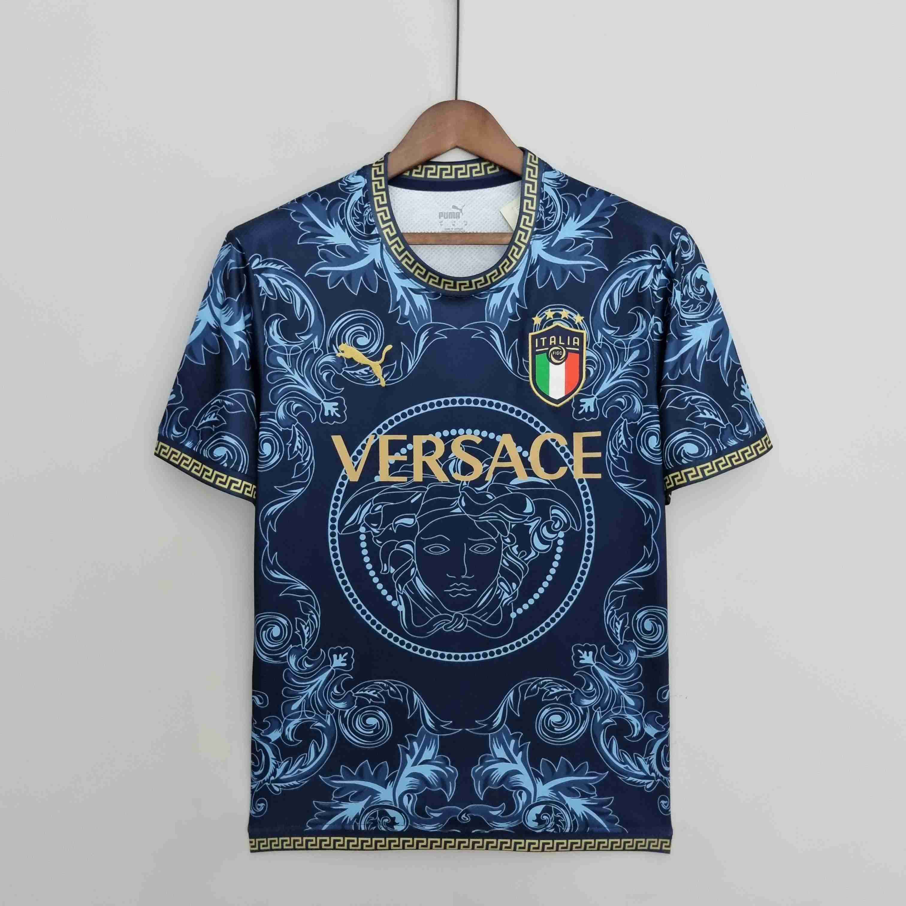 2022 Italy Commemorative Edition Blue Soccer Shirt-mysite Custom Football Kit- Nextkits
