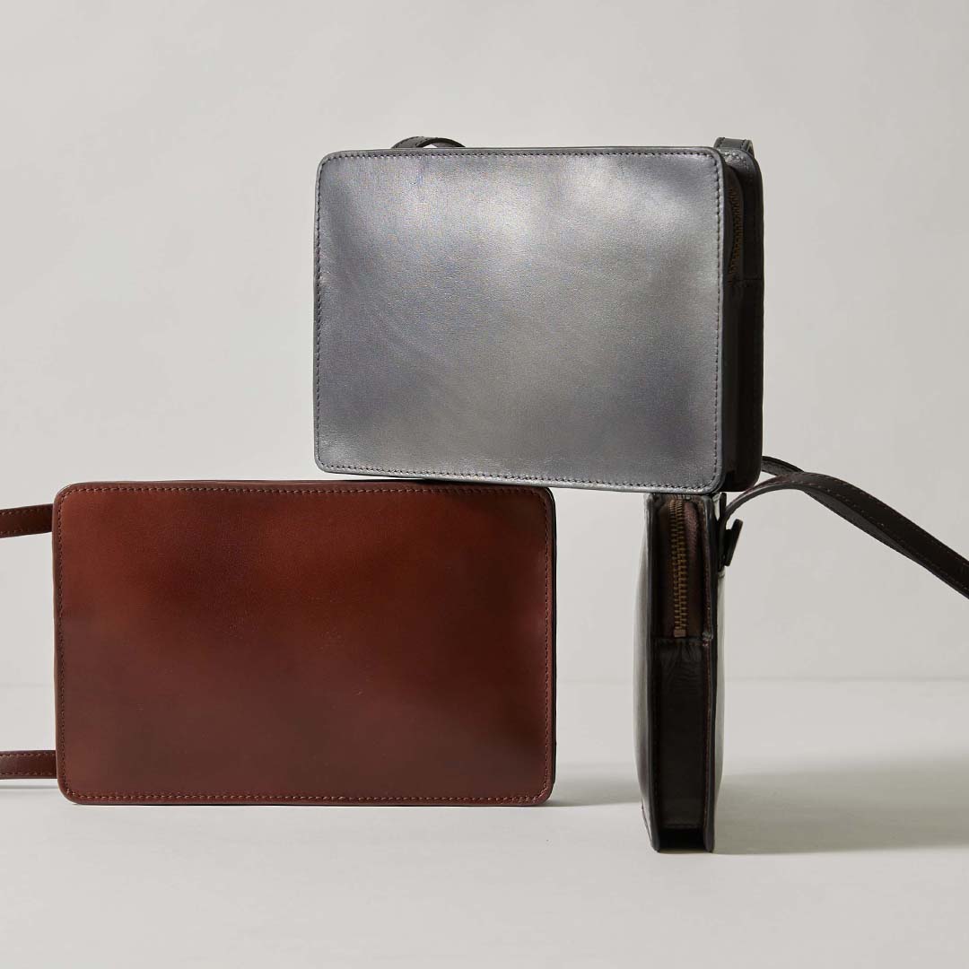 Antique Sacoche in antique brown and antique grey