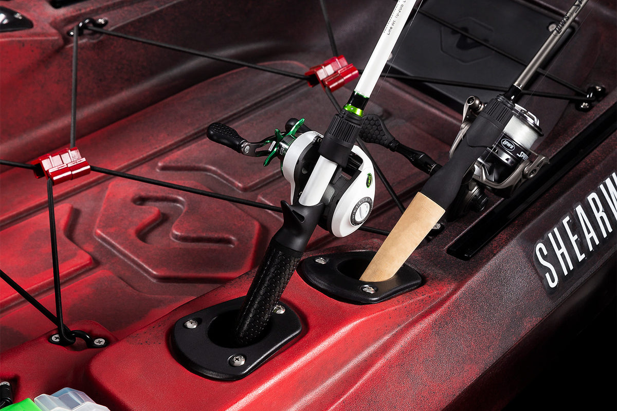 Vibe Kayaks Shearwater 125 flush mount rod holders Vibe Kayaks Shearwater 125 flush mount rod holders