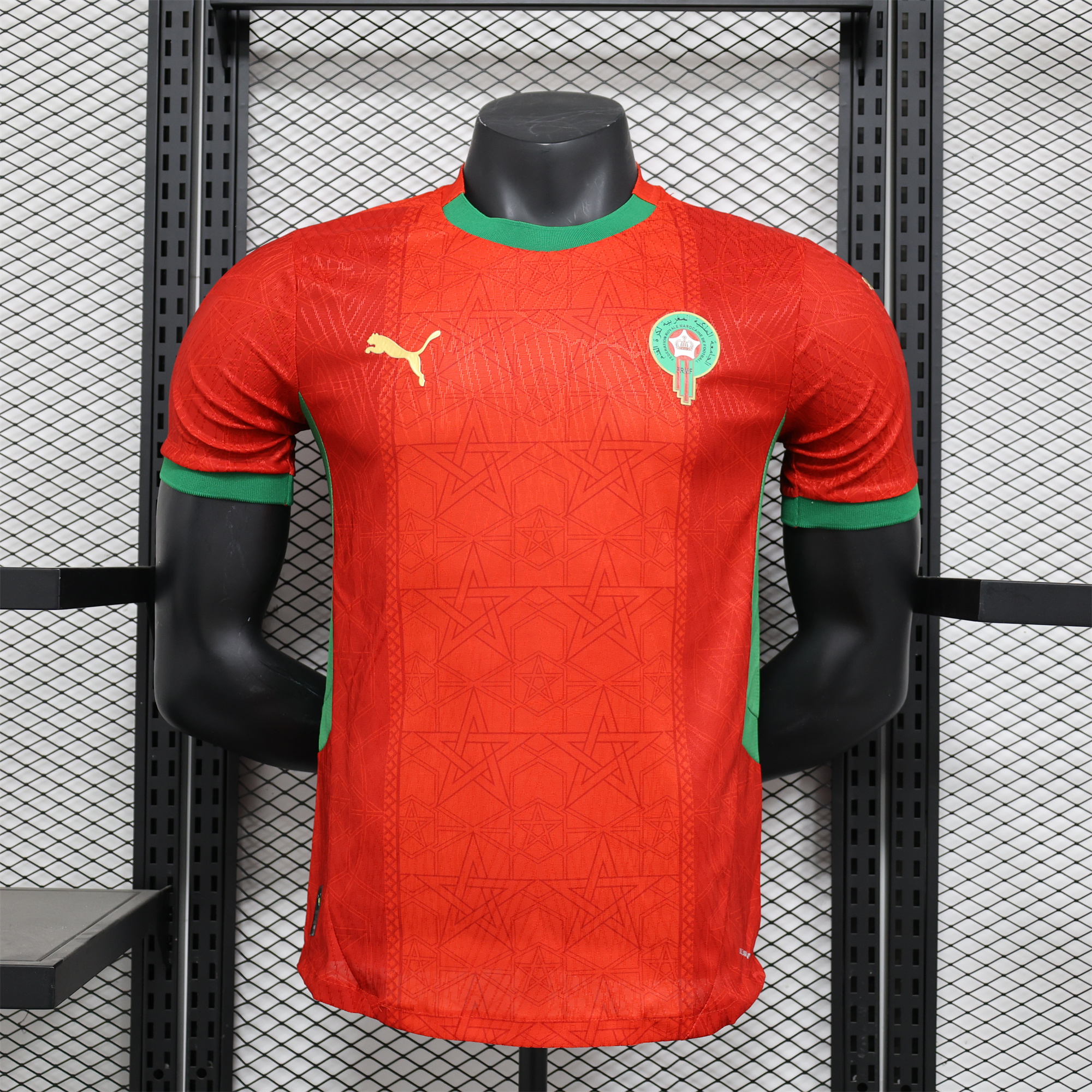 ManixJersey.com | Morocco 24-25 Home Jersey - Player Version -Customize Name, Number and Patch | Worldwide Shipping