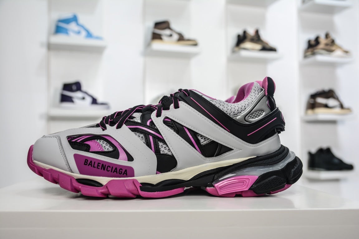 Balenciaga Track Trainer Grey Pink Black、mysite、Cacoeks