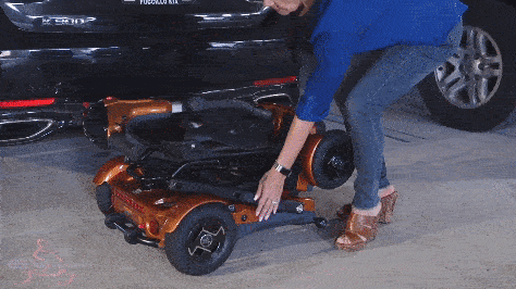 ev rider teqno folding mobility scooter