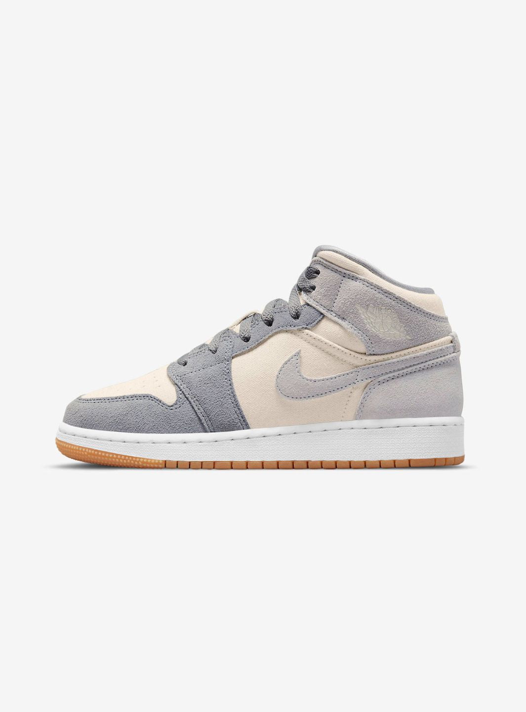 Air Jordan 1 Mid SE Coconut Milk Particle Grey、JORDAN、Cacoeks