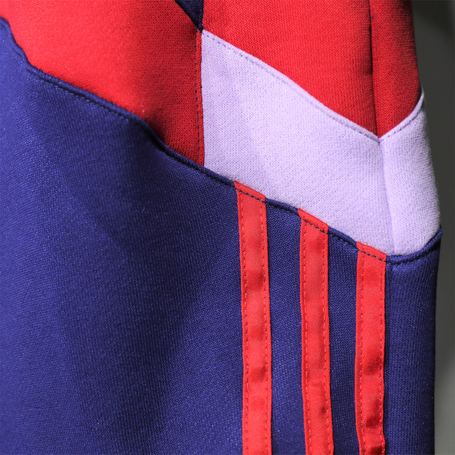 UltraTrikot-Arsenal 2025 Fleece-Lined Training Hoodie Set - Purple & Red Hoodie + Pants