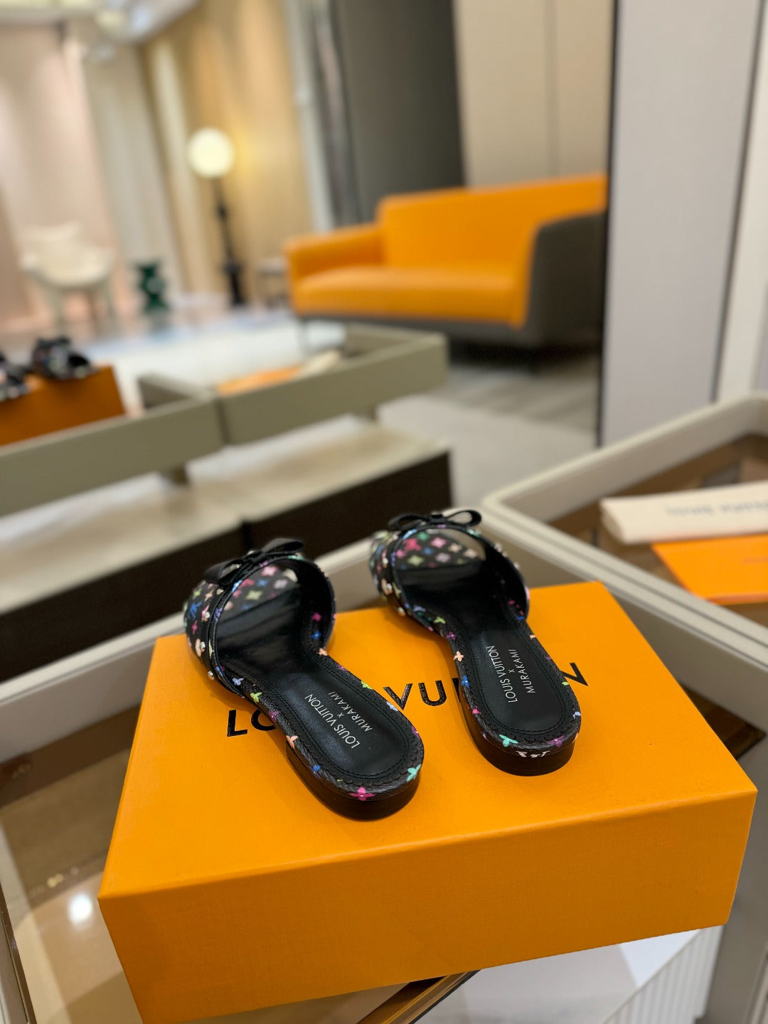 LV X TM 6AM FLAT MULE IN BLACK MONOGRAM CALFSKIN、mysite、Cacoeks