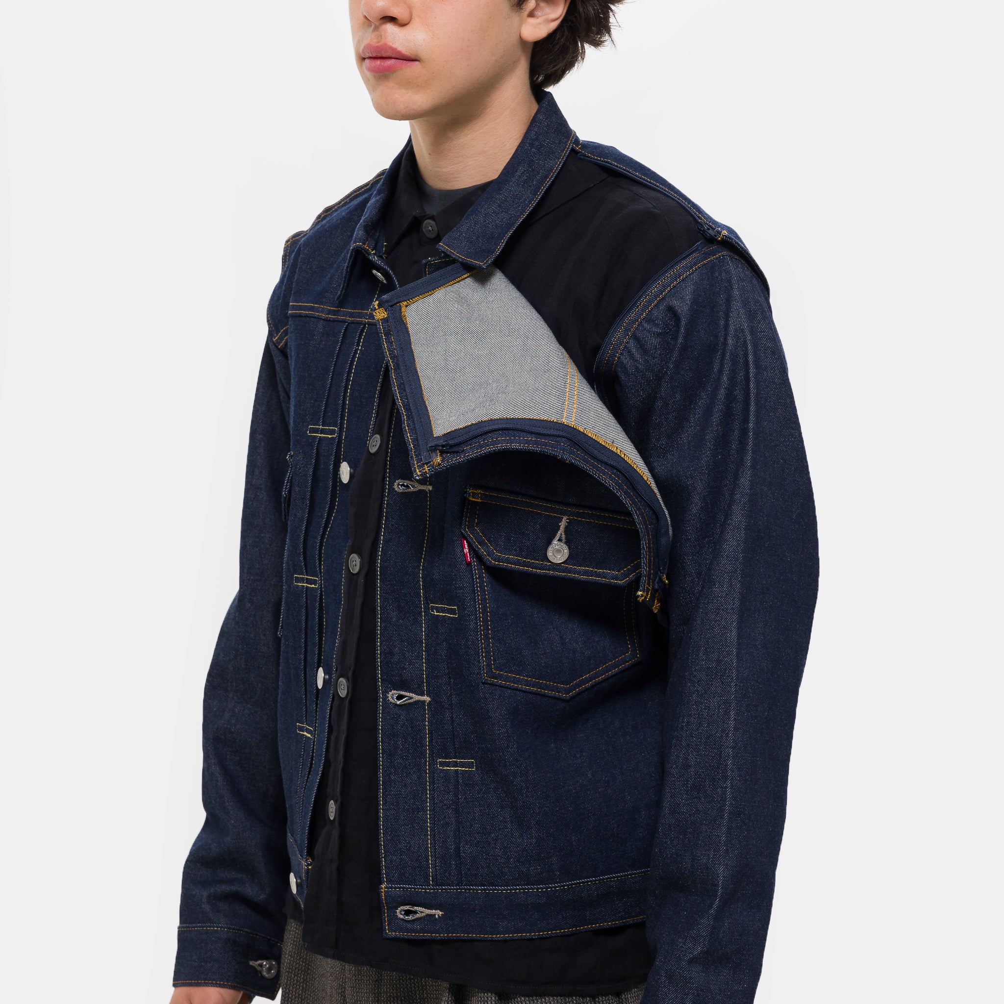 Undercover Pinnacle Type II Trucker Jacket in Dark Wash