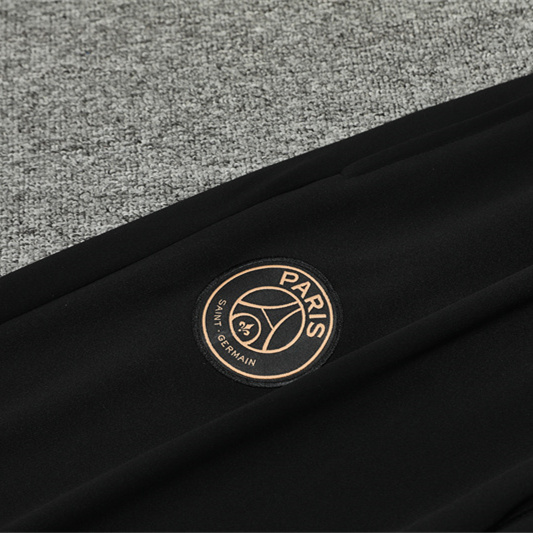 ManixJersey.com | Paris Saint-Germain PSG X JD 24-25 Long Sleeve Training Set - Player Version - Black and Pink -Customize Name, Number and Patch | Worldwide Shipping