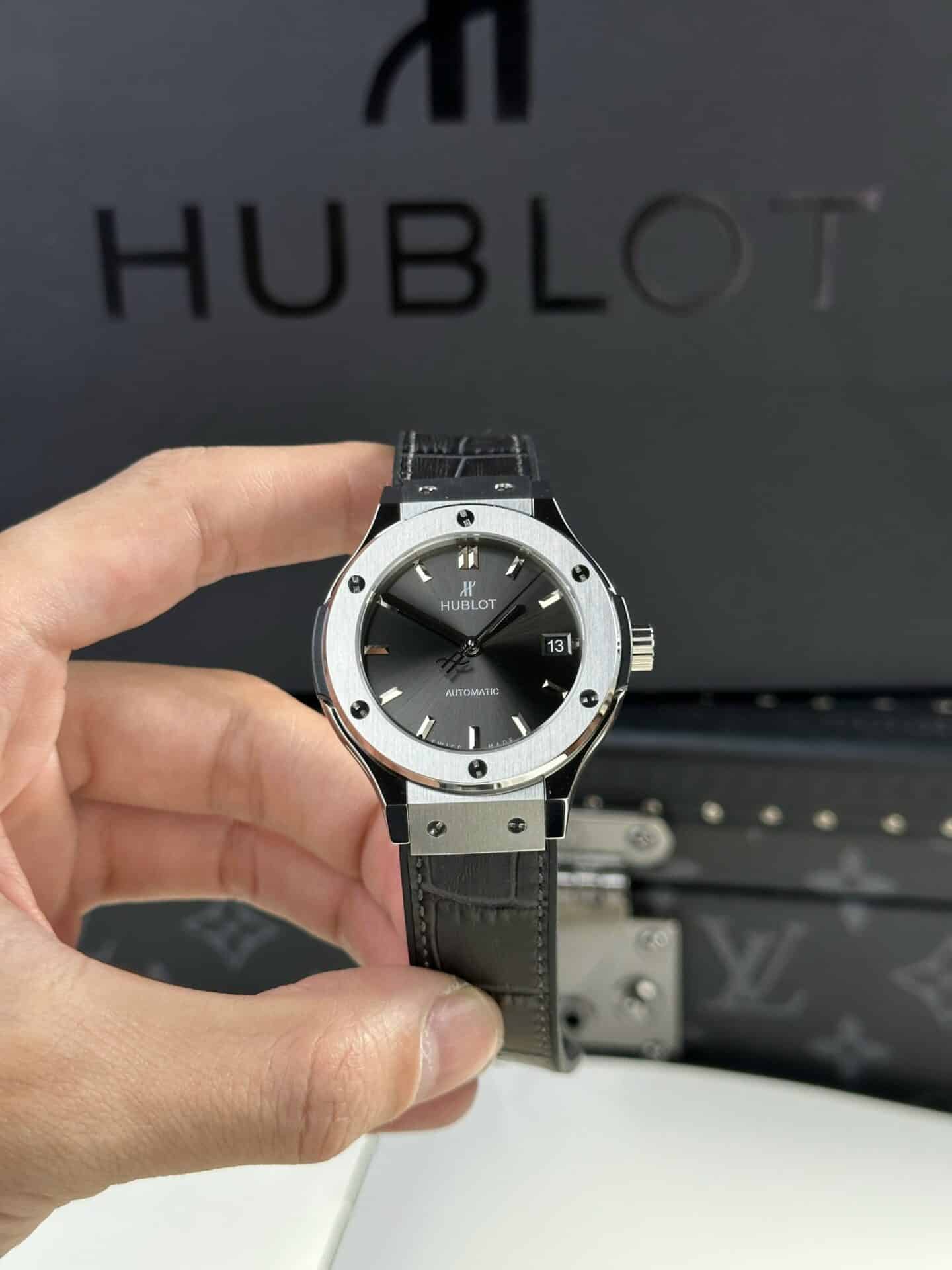 Hublot Classic Fusion Titanium Grey Dial Super Clone JJF 38mm-fasswatch