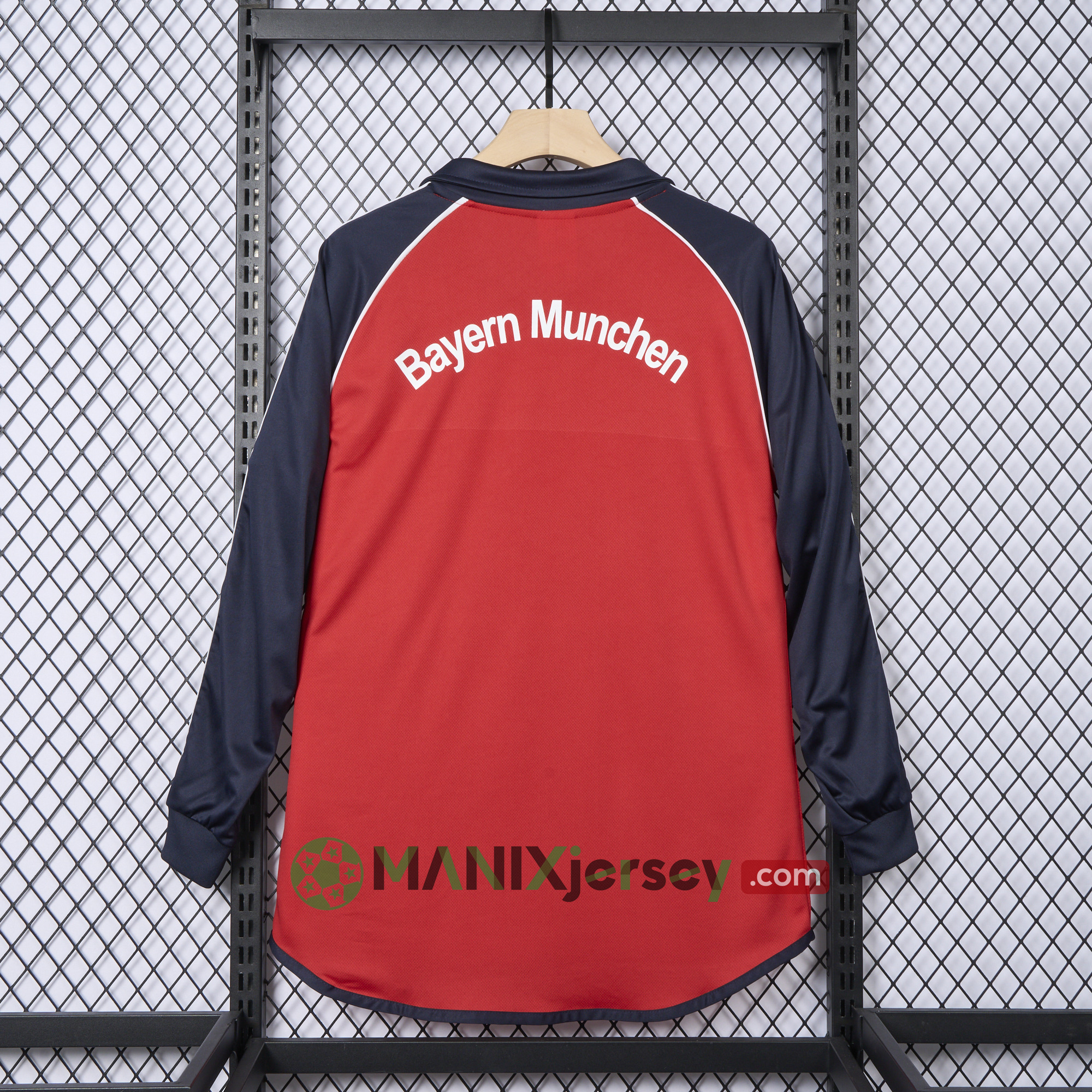 ManixJersey.com | Retro Bayern Munich 2000-01 Home Long Sleeve Jersey -Customize Name, Number and Patch | Worldwide Shipping