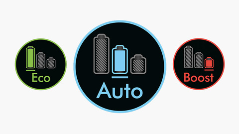 Three cleaning modes Three cleaning modes