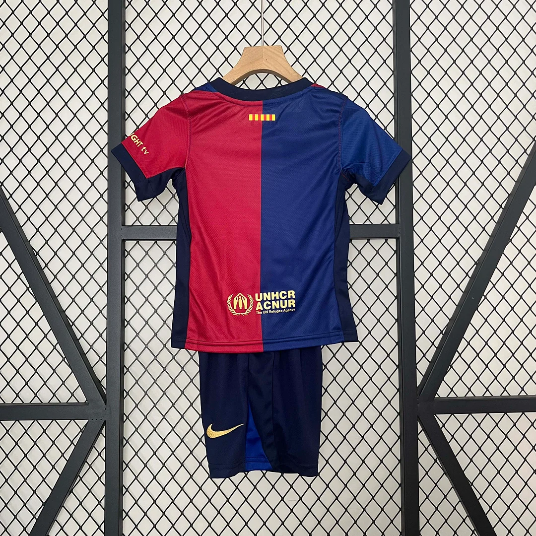2024/2025 Barcelona Home Football Shirt 1:1 Thai Quality Kids Size:football jersey mysite: unitedjerseyfootball 邓江浪:football