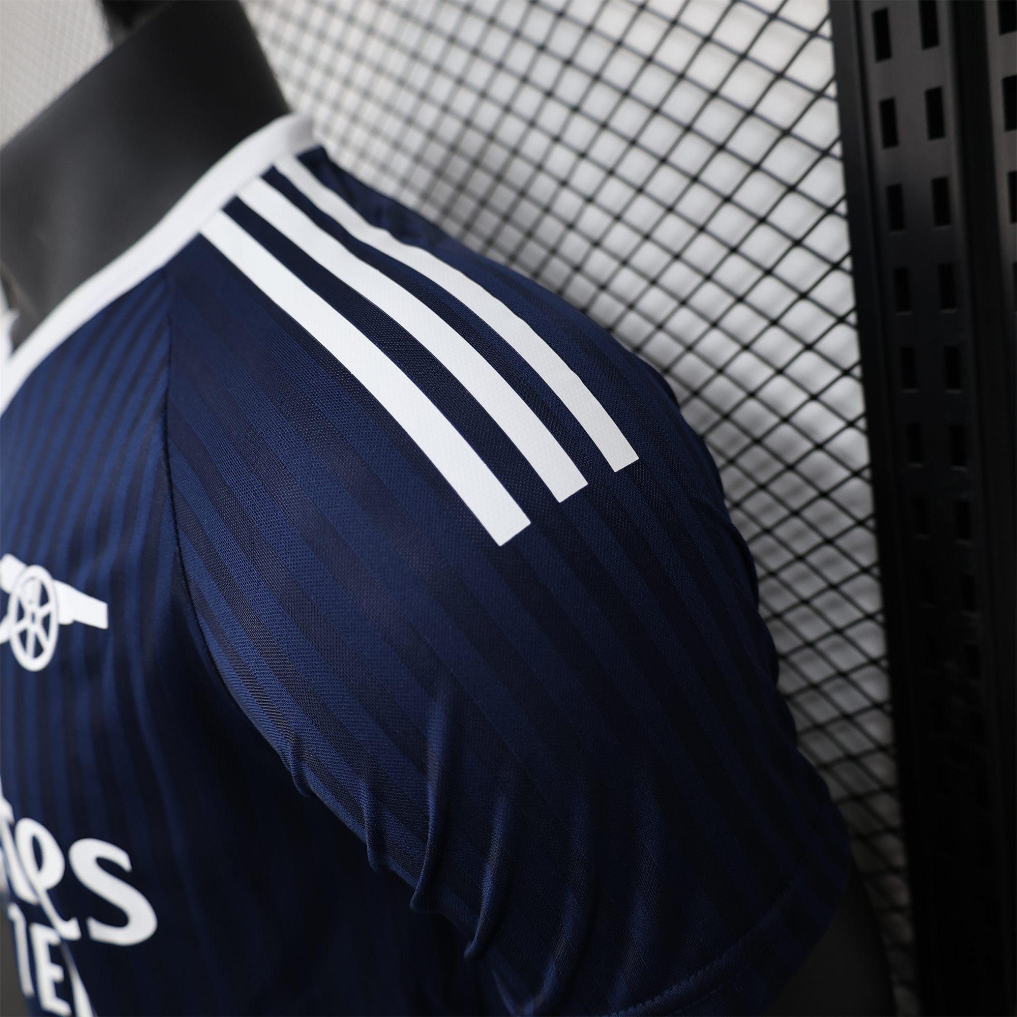 Higojerseys-Arsenal 24-25 Deep Blue Trefoil Vintage Jersey - Player Version