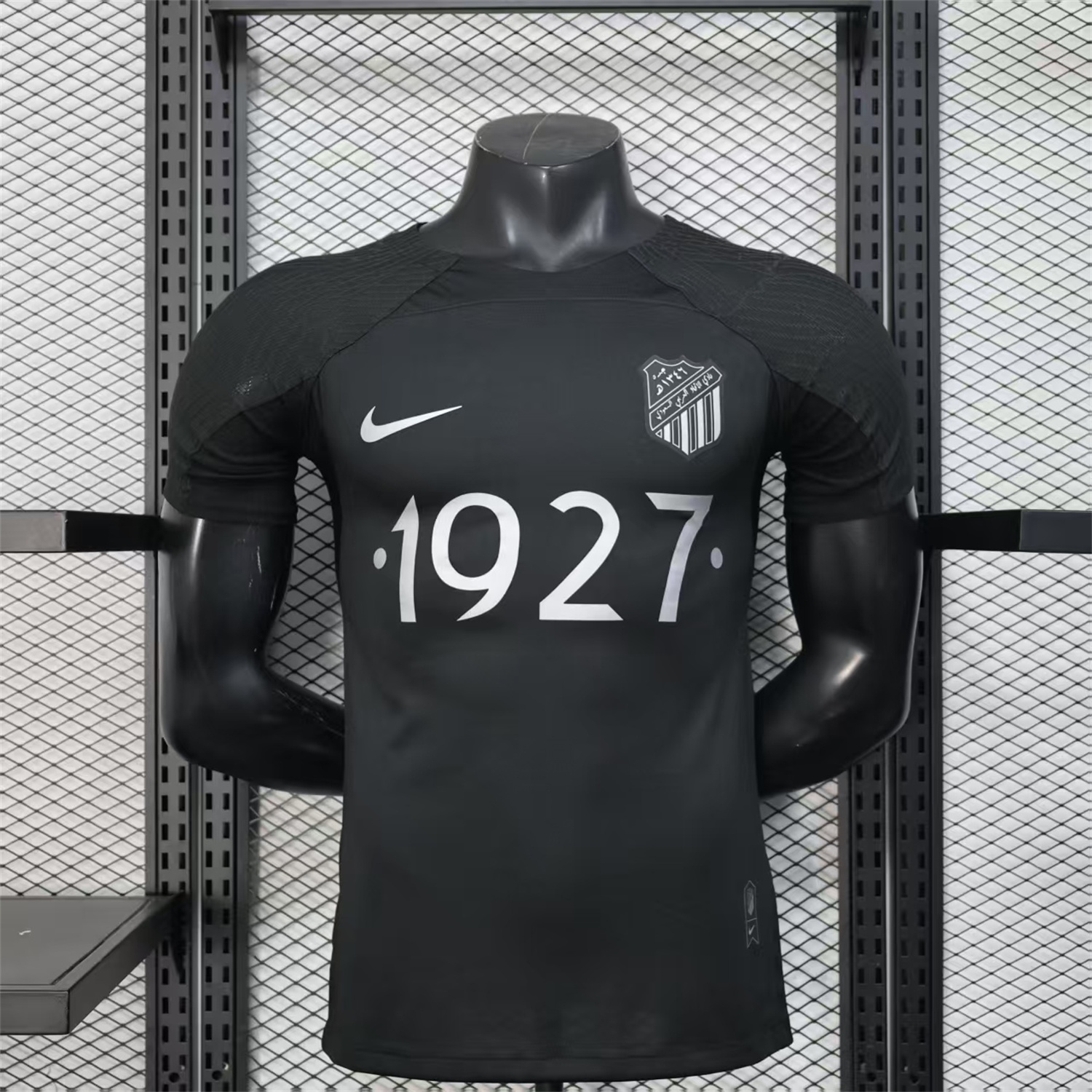 UltraTrikot-Al Ittihad Jeddah United 25-26 Silver 1927 Anniversary Black Jersey - Player Version