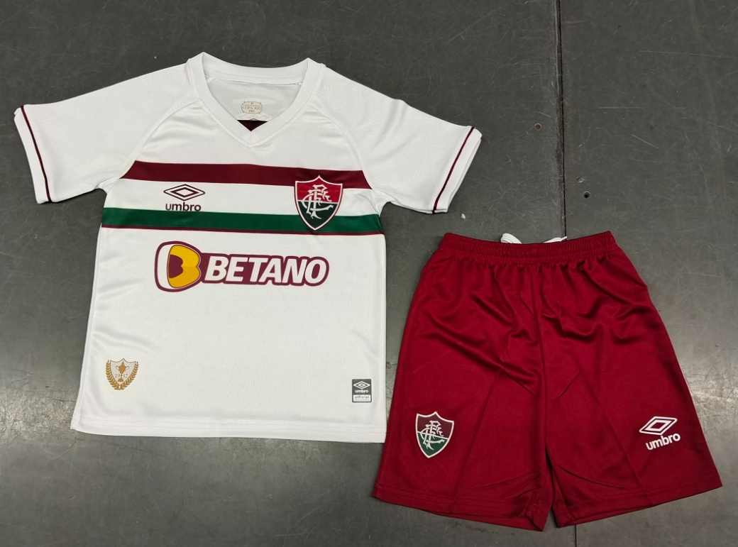 23/24 Fluminense Away Football Shirt Kids Size Suit-mysite Custom Football Kit- Nextkits