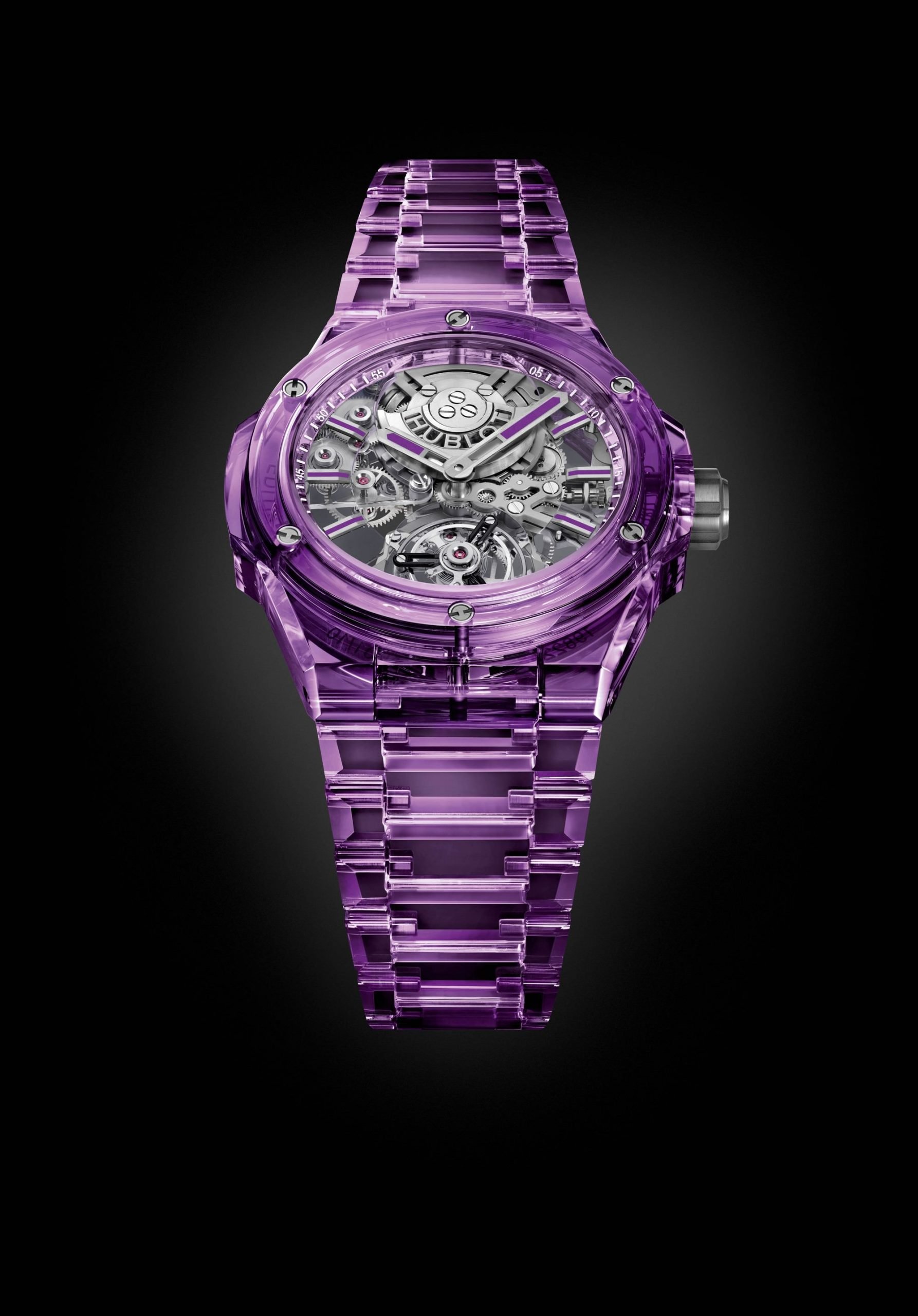 Hublot Big Bang Integrated Tourbillon Full Purple Sapphire