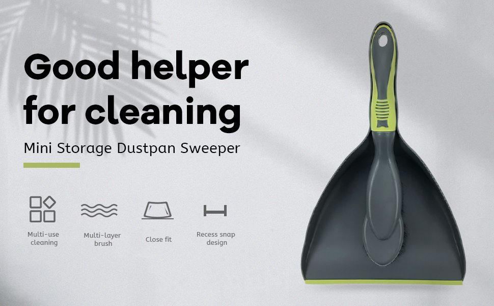 dustpan with brush