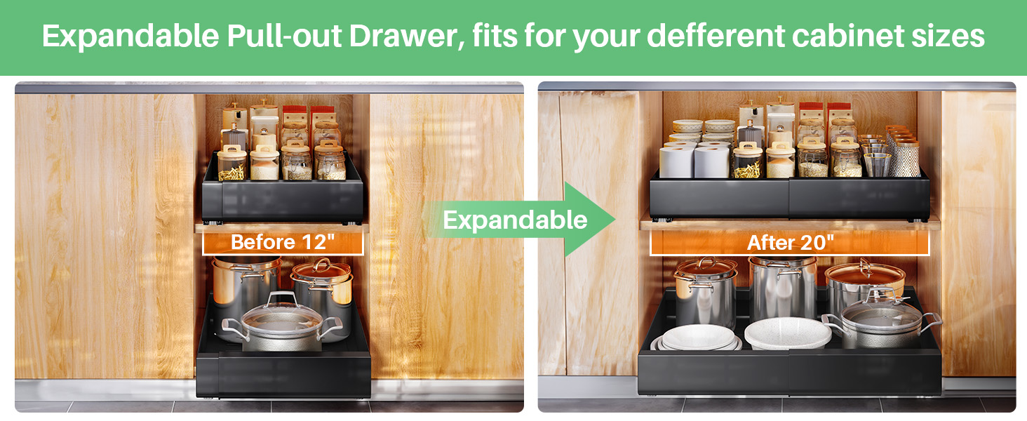 kitchen pull out drawers for cabinets