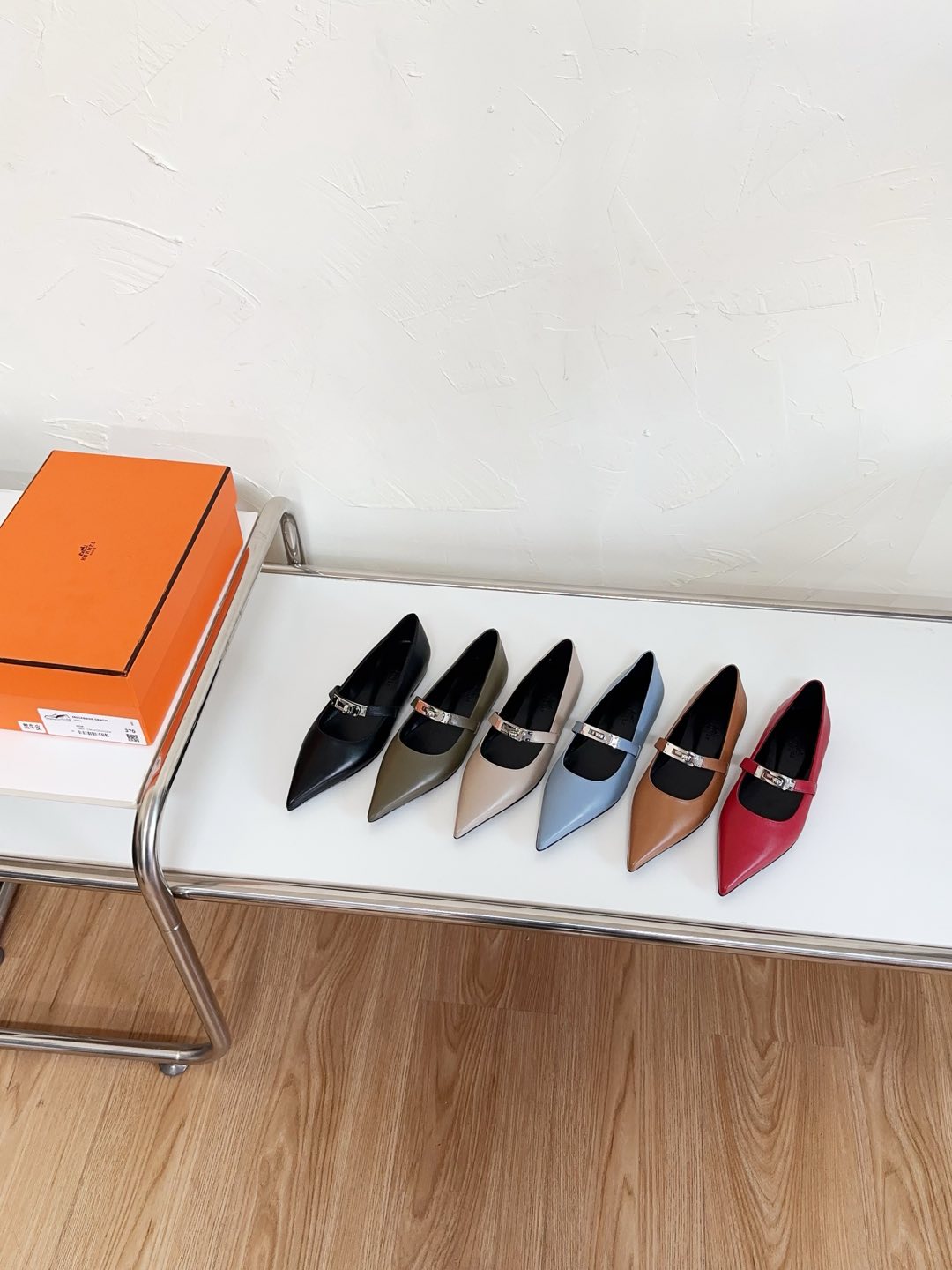 KIARA FLAT PUMP IN BLACK CALFSKIN、mysite、Cacoeks