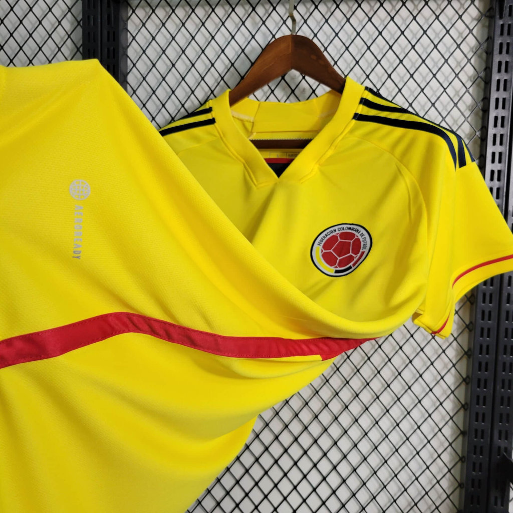 ManixJersey.com | Colombia 2022 Home Stadium Jersey - Fans Version -Customize Name, Number and Patch | Worldwide Shipping