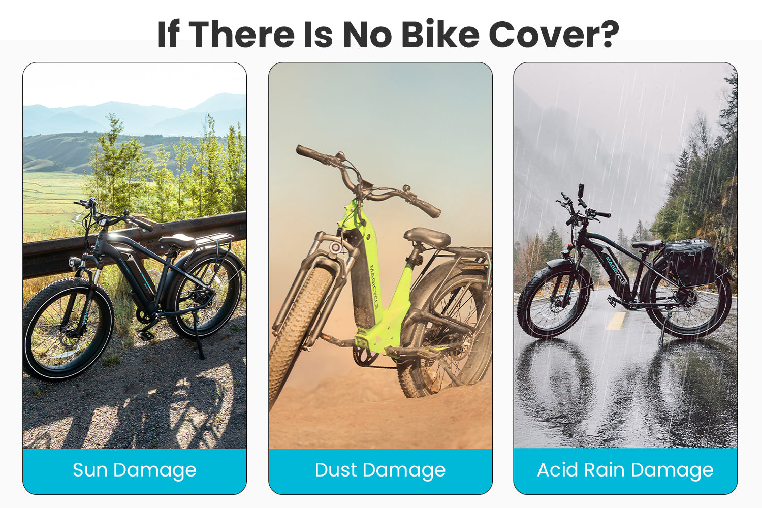 Magicycle Ebike Cover 210D Outdoor Waterproof、mySite、bearsvspackers