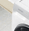Explore Samsung WW80T754DWH/SP features now. Image shows StayClean drawer of QuickDrive™. 8Kg. Front Load. 4 Ticks