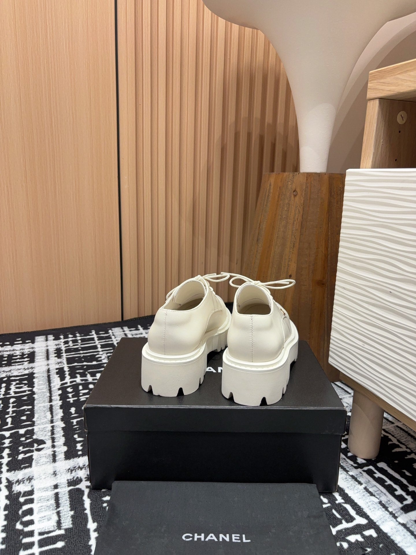 CC OXFORD SHOES IN WHITE CALFSKIN、mysite、Cacoeks