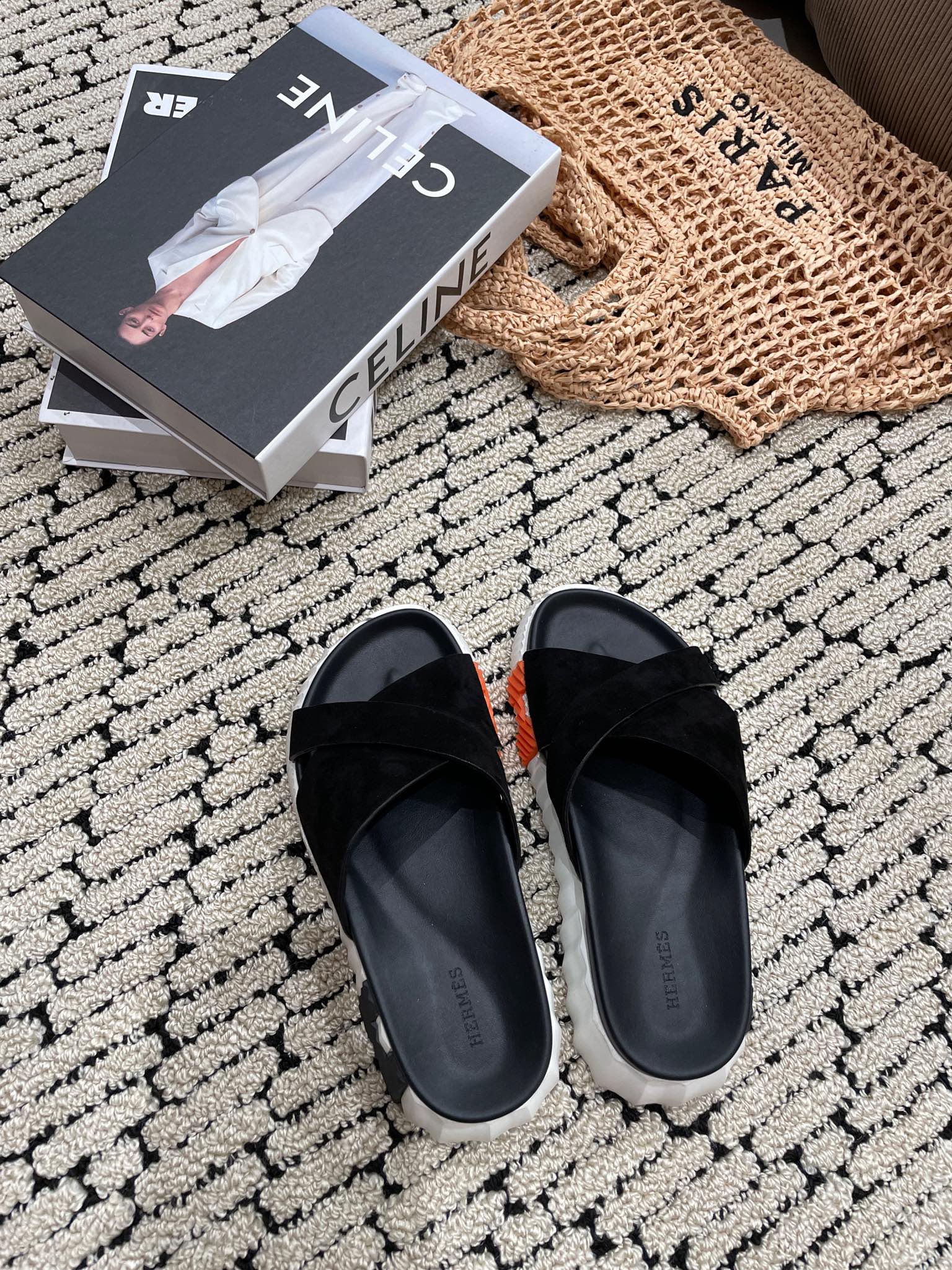 INFRA SANDAL BLACK SUEDE、mysite、Cacoeks