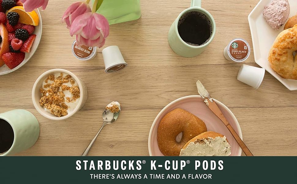 Starbucks KCUP Pods - There's Always a Time and a Flavor