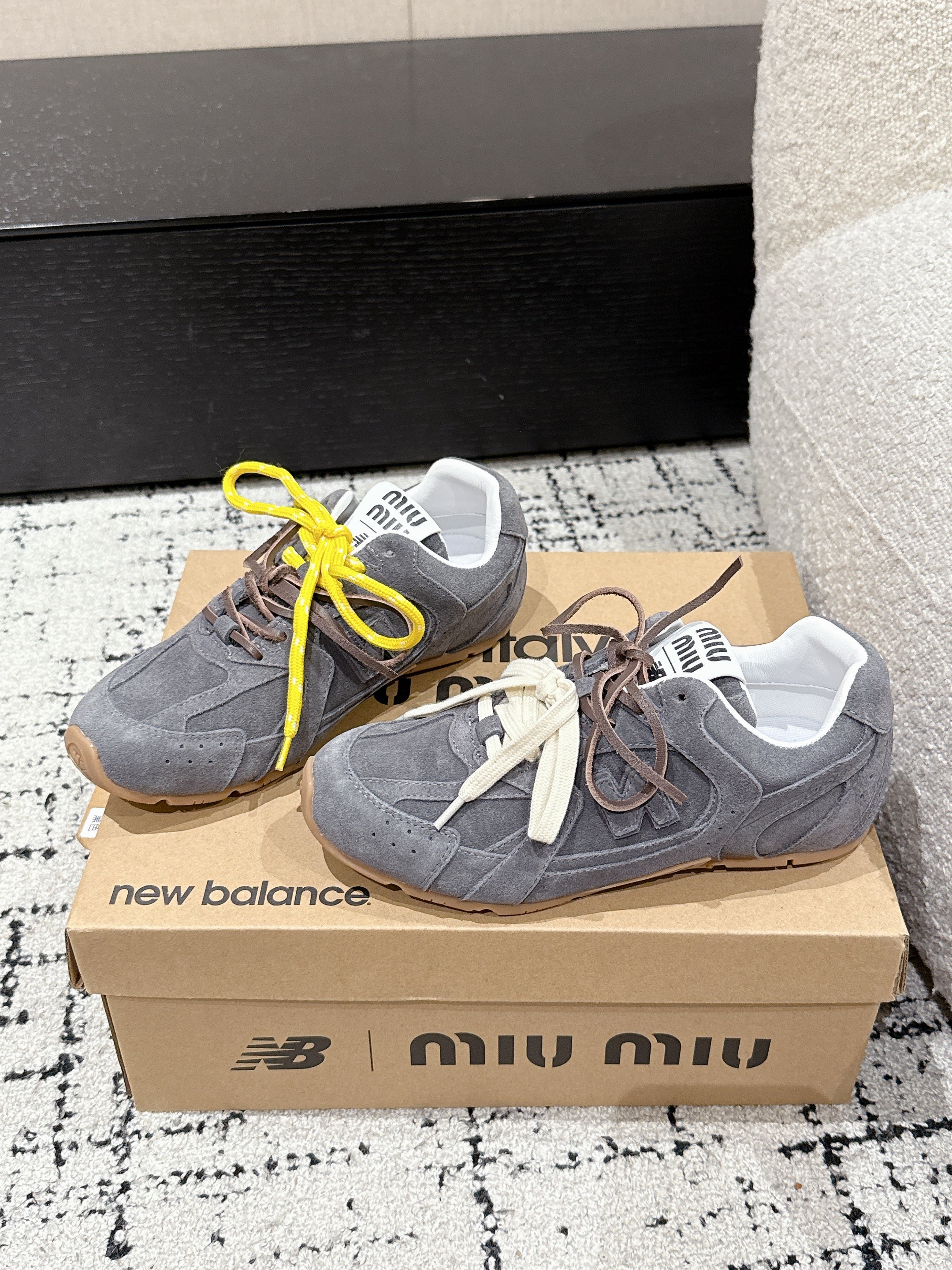 MM x NB SNEAKER IN GREY SUEDE、mysite、Cacoeks