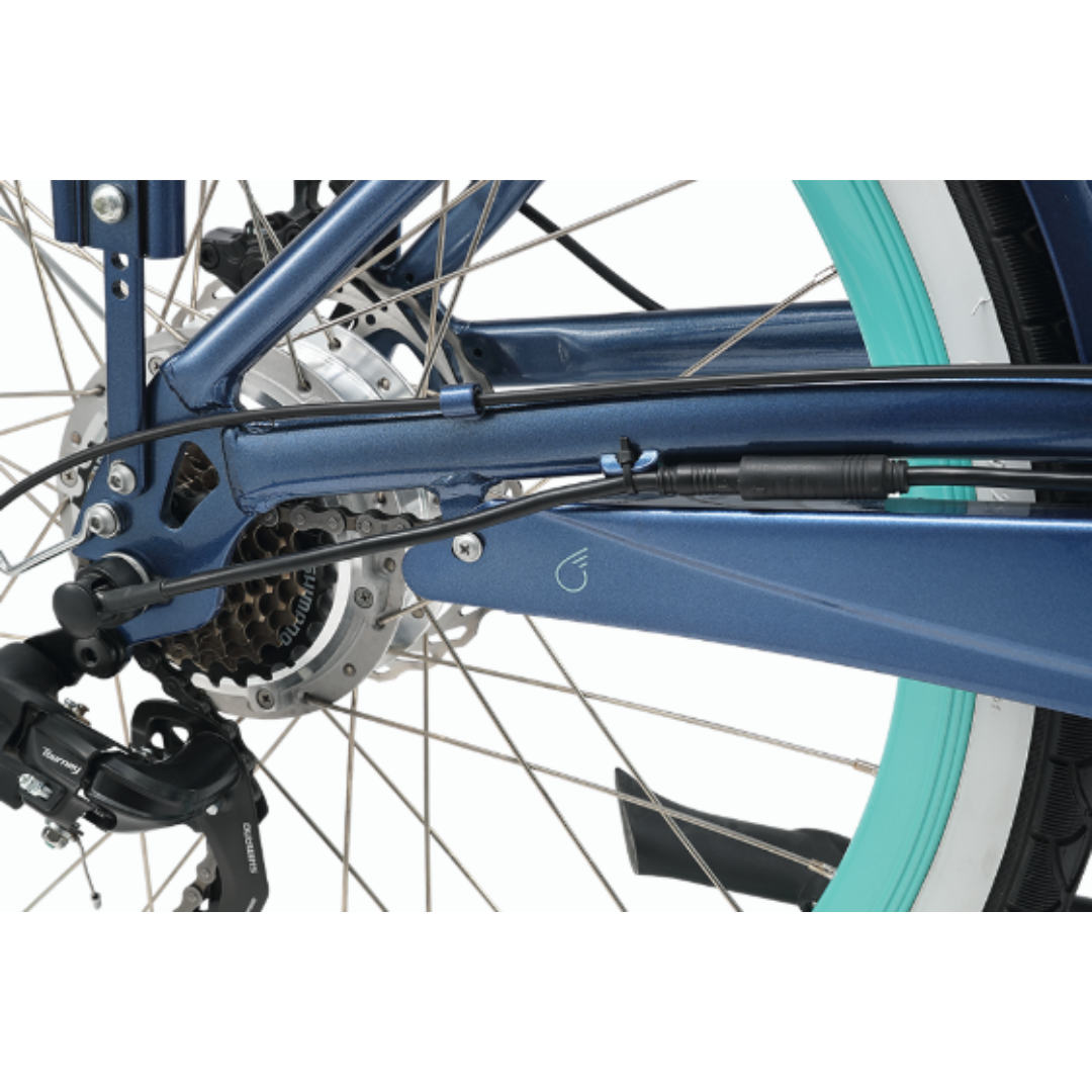 Simple_Step-Thru_500W_Shimano_7_-Speed_Shifter and Motor