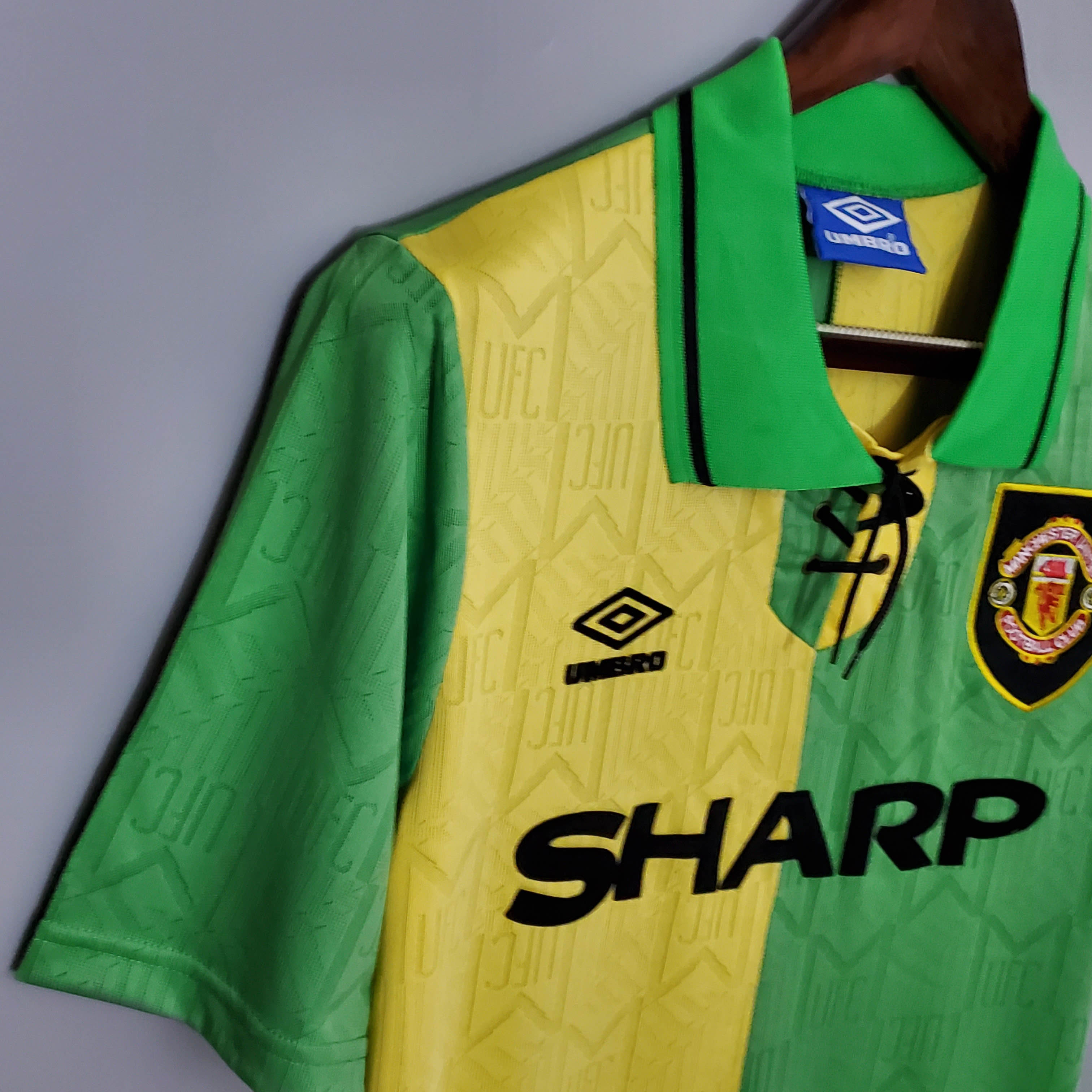 1992/1994 Retro Manchester United Third Away Football Shirt 1:1 Thai Quality:football jersey mysite: unitedjerseyfootball 邓江浪:football