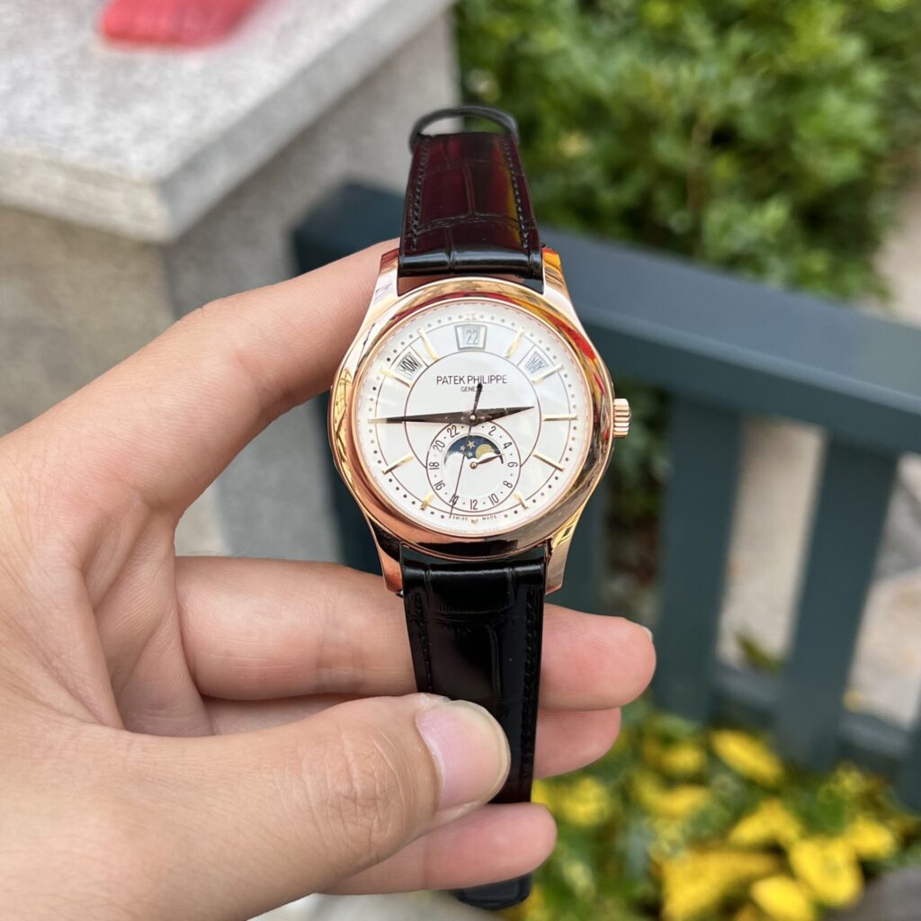 Đồng Hồ Patek Philippe 5205R Bọc Vàng Hồng 18K Replica 11 40mm (1)