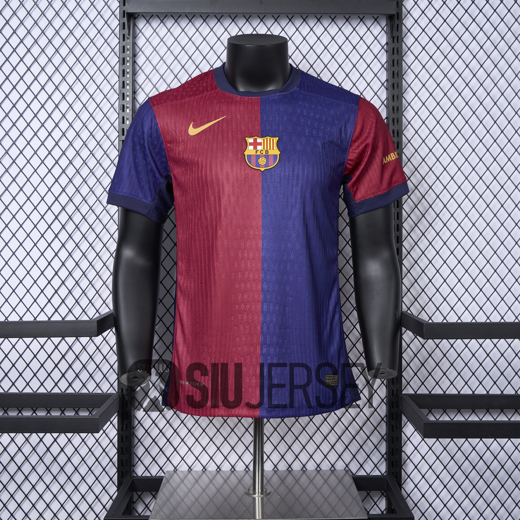 SIUjerseys-Barcelona 24-25 Home Unsponsored Jersey - Player Version