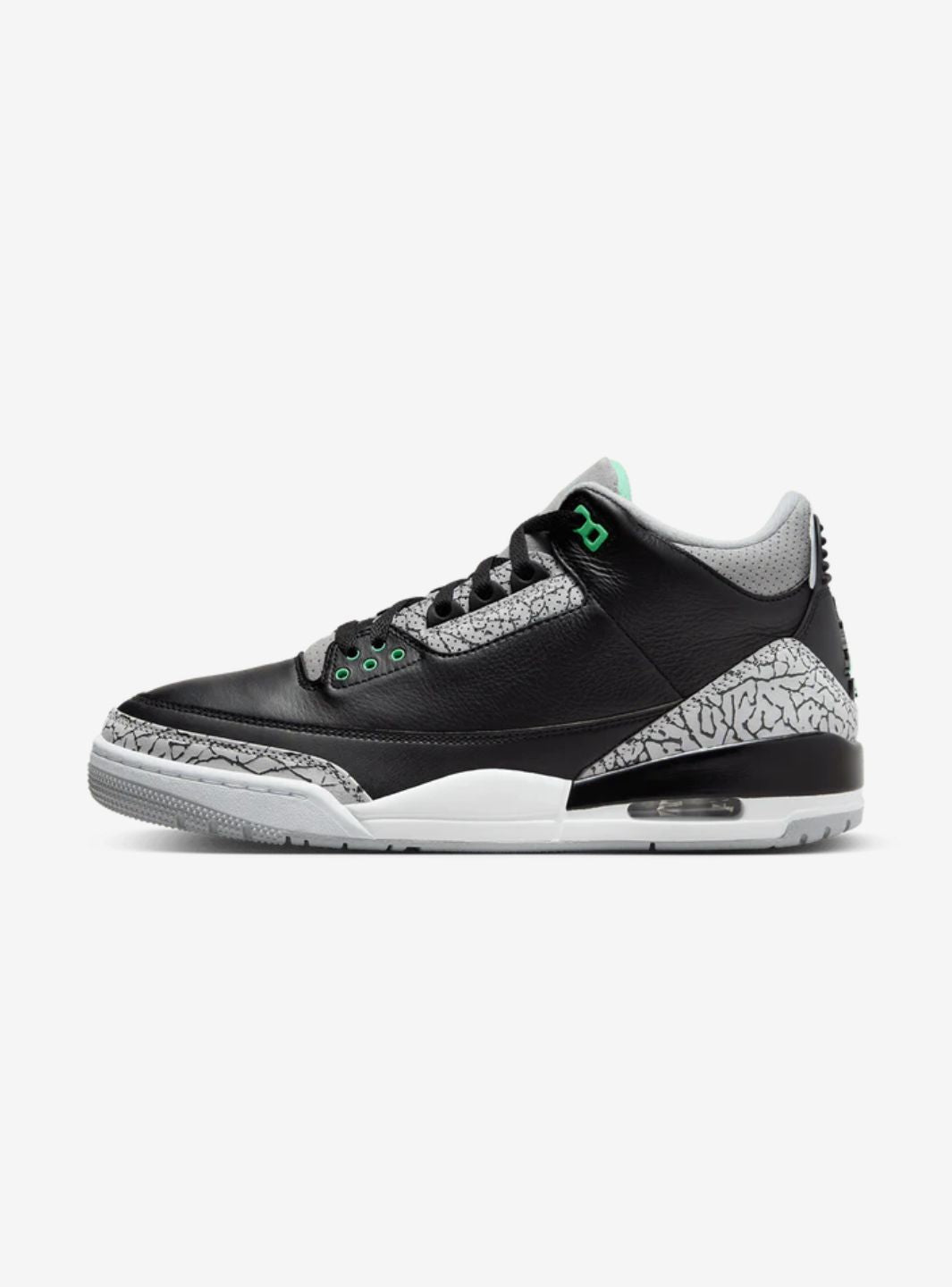 Air Jordan 3 Retro Green Glow、JORDAN、Cacoeks