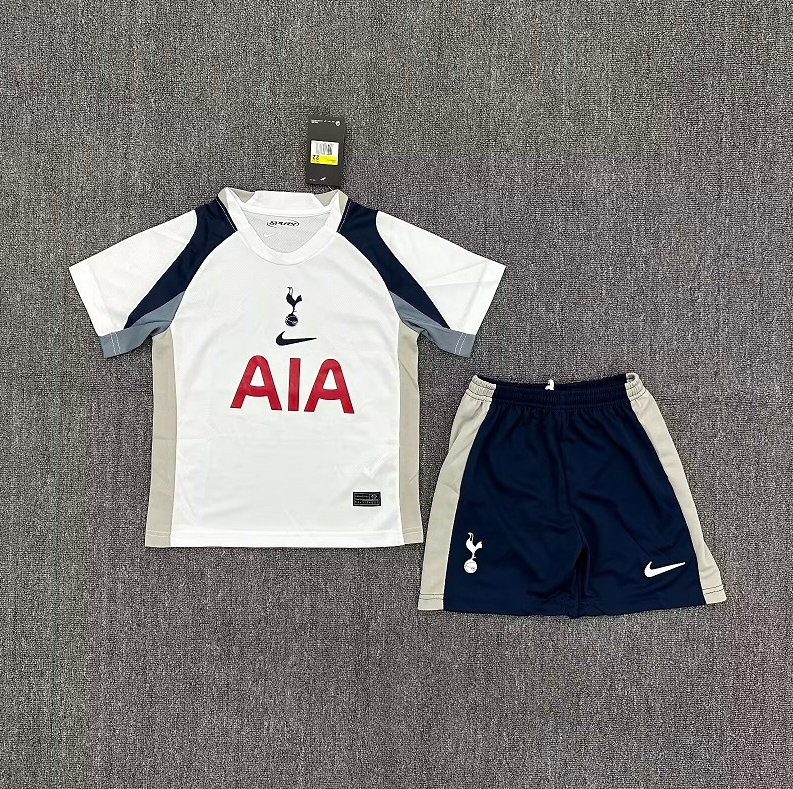 25/26 Tottenham Hotspur Home Football Shirt Kids Size Suit-mysite Custom Football Kit- Nextkits