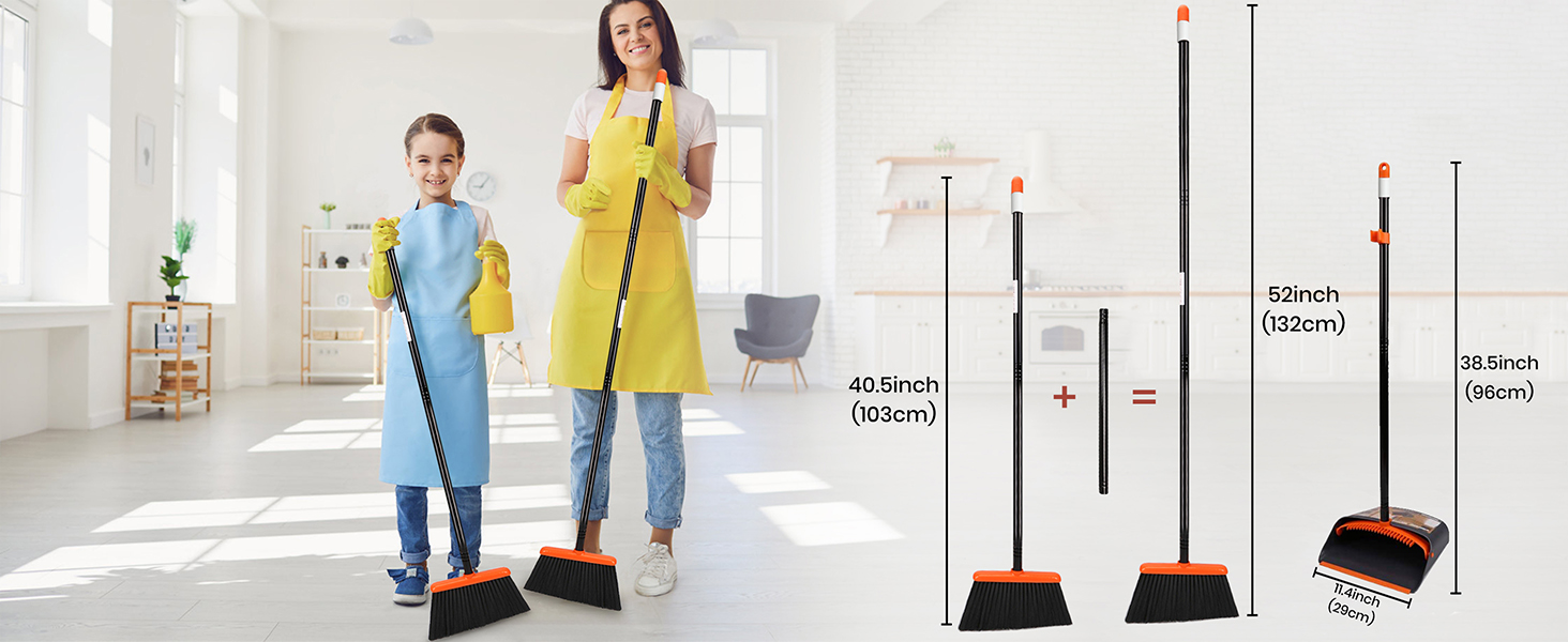 broom and dustpan set