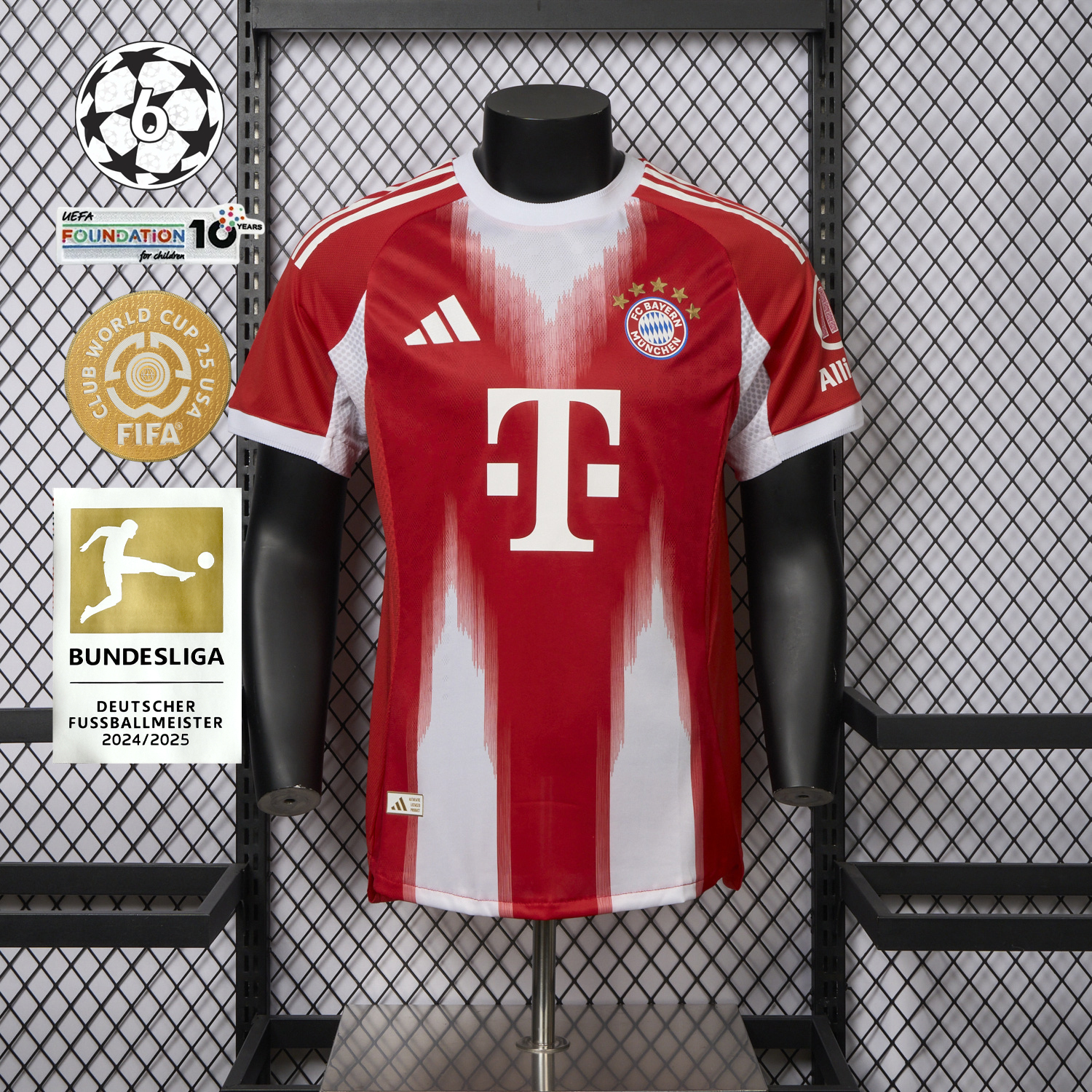 foot-Bayern Munich 25-26 Home Red Jersey - Player Version