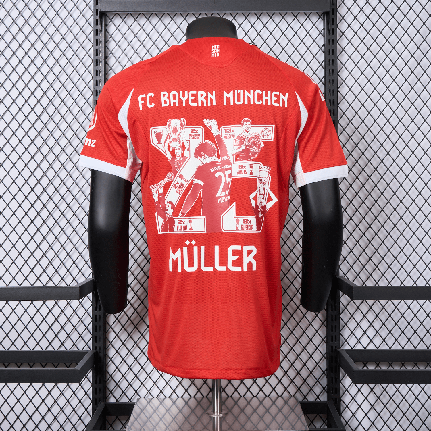 foot-Bayern Munich 25-26 Home Müller Limited Edition Jersey - Player Version