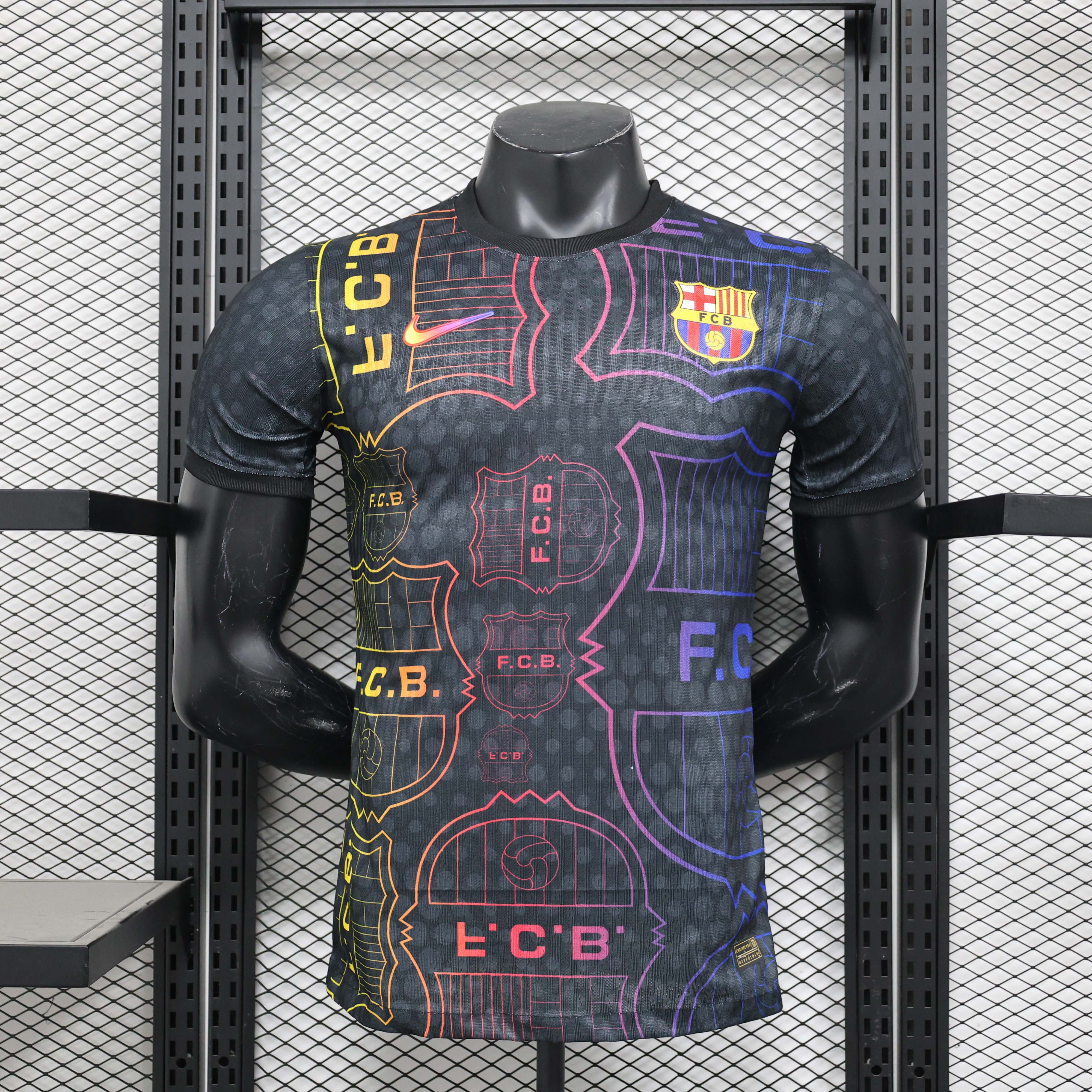 2025/2026 Player Version Barcelona Special Edition Black Football Shirt 1:1 Thai Quality:football jersey mysite: unitedjerseyfootball 邓江浪:football