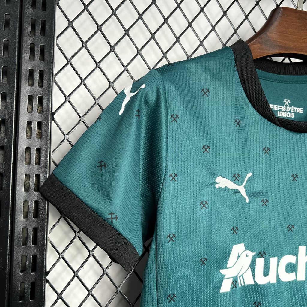 Higojerseys-RC Lens 24-25 Away Kids Kit