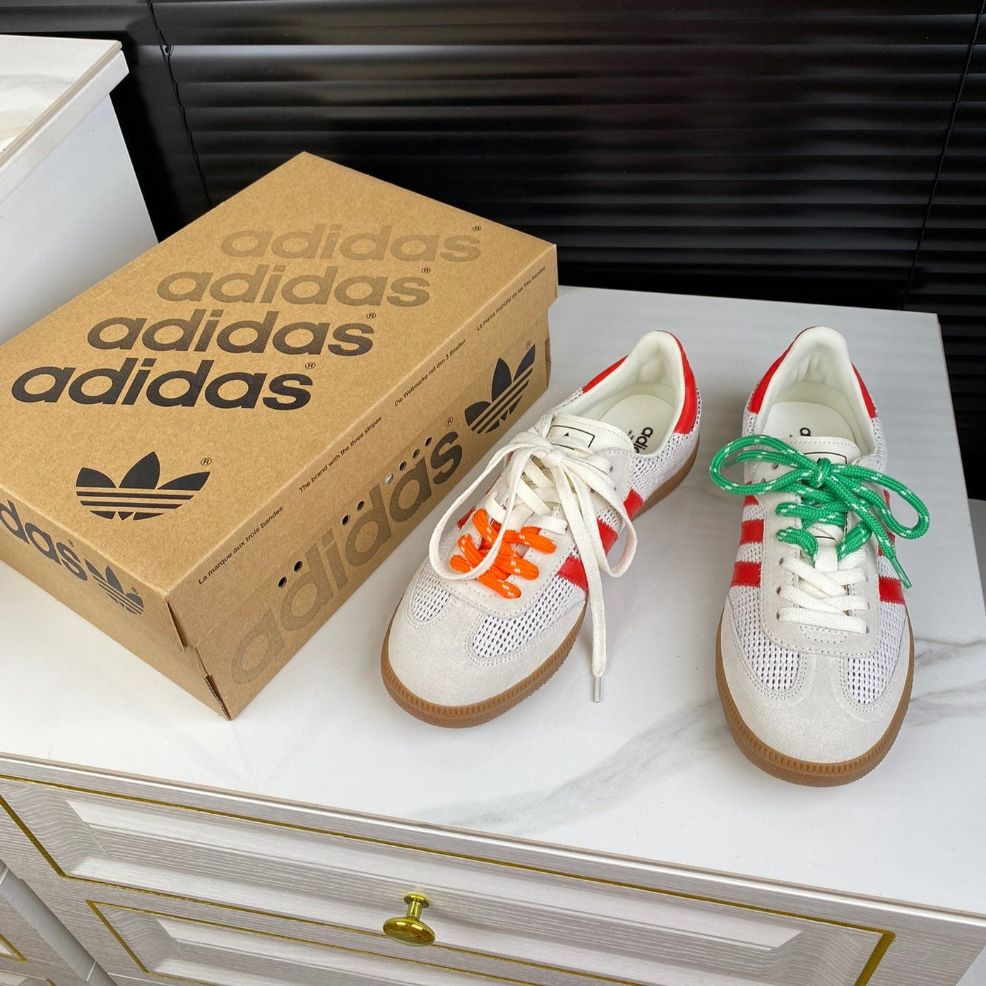 Light Gray Sneakers Adidas Samba Sneakers Cowhide、mysite、Cacoeks