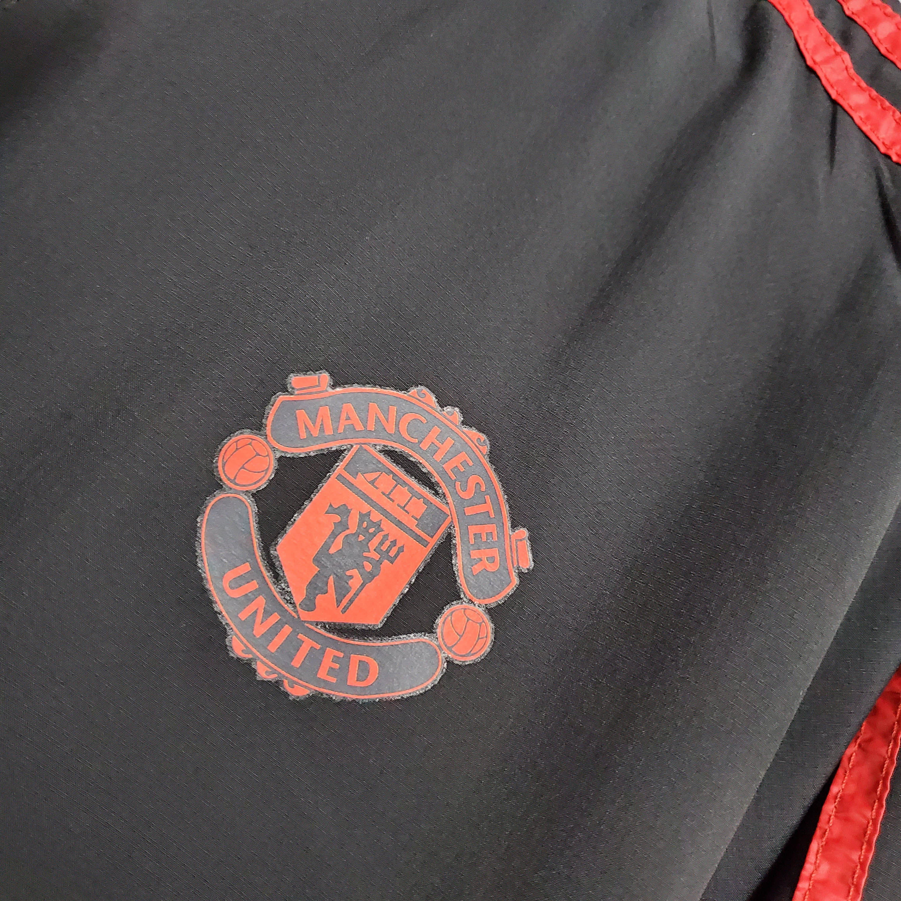 2021 Manchester United Jersey Windbreaker Black(White-Red Edge):football jersey mysite: unitedjerseyfootball 邓江浪:football