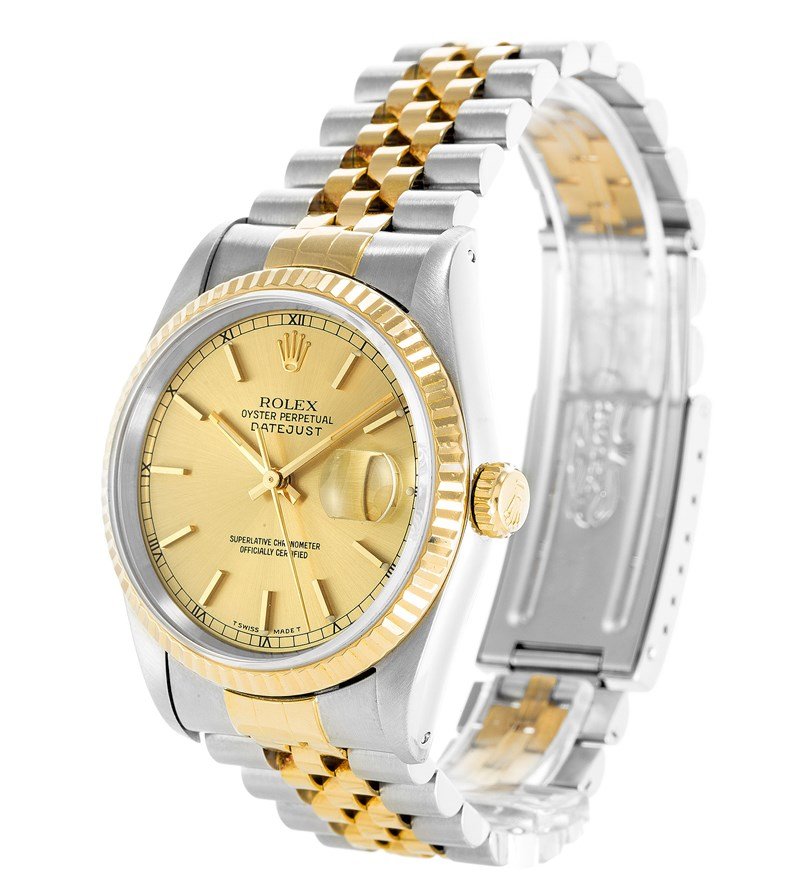 Replica Rolex Datejust 36mm Gold Dial 16233-fasswatch