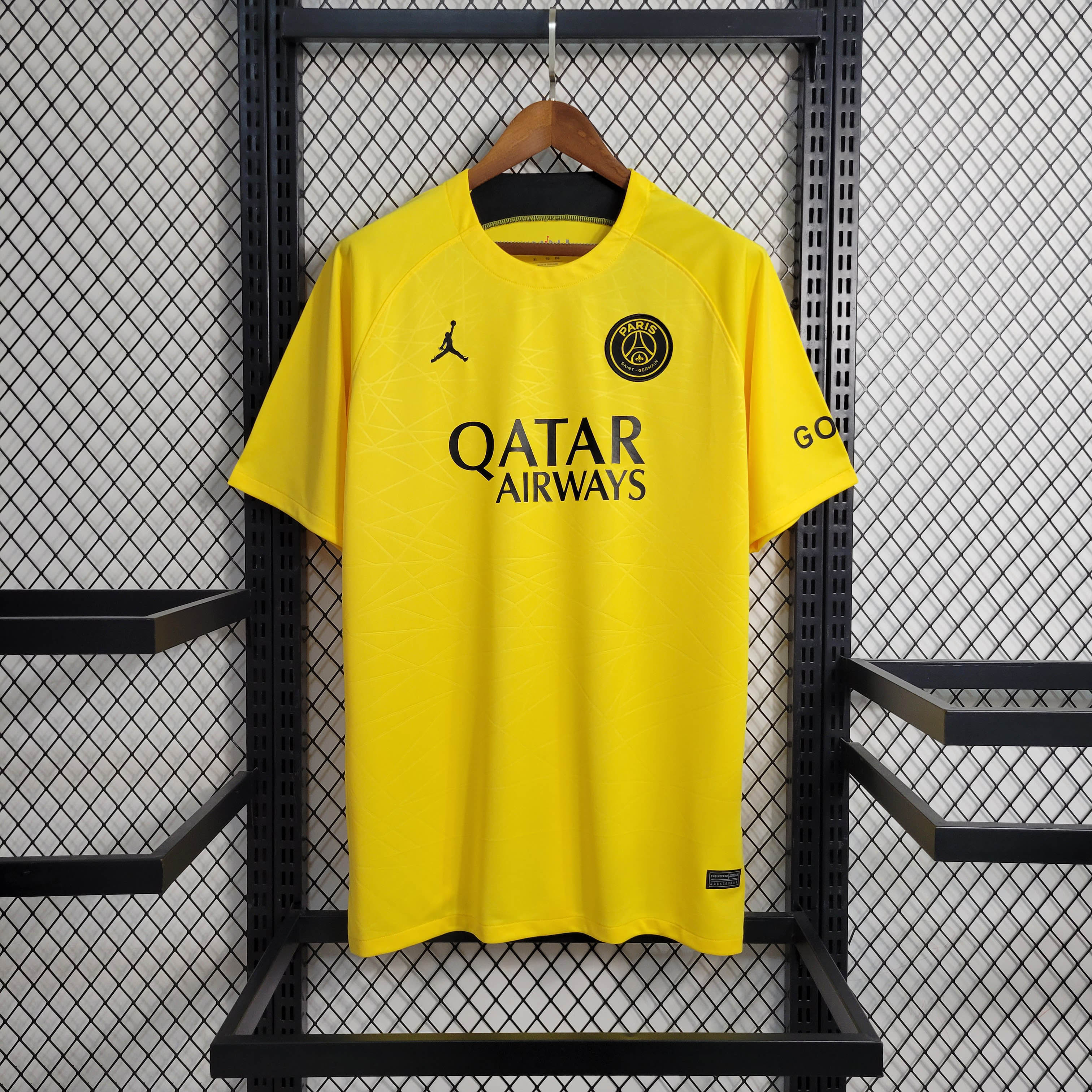 2023/2024 Psg Paris Saint-Germain Training Wear Yellow:football jersey mysite: unitedjerseyfootball 邓江浪:football