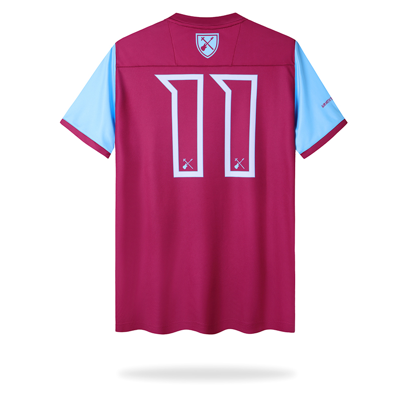 ManixJersey.com | Iron Maiden x West Ham Home Special Edition Jersey - with 11 print -Customize Name, Number and Patch | Worldwide Shipping