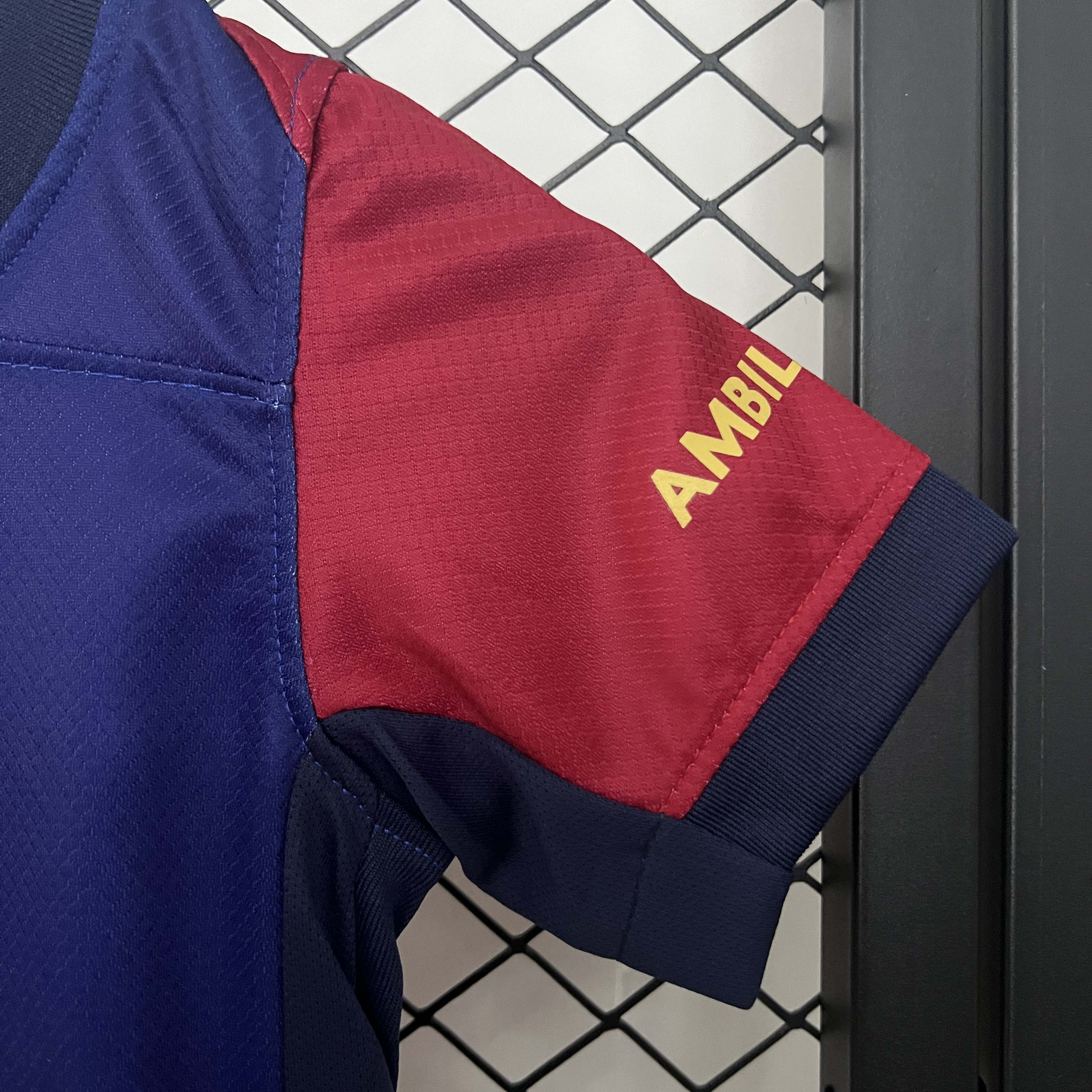 2024/2025 Barcelona Home Football Shirt 1:1 Thai Quality Kids Size:football jersey mysite: unitedjerseyfootball 邓江浪:football