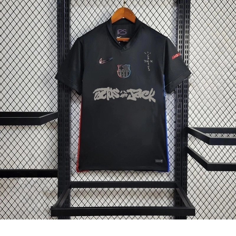 2024/2025 Barcelona Limited Edition x Travis Scott Away Football Jersey:football jersey mysite: unitedjerseyfootball 邓江浪:football